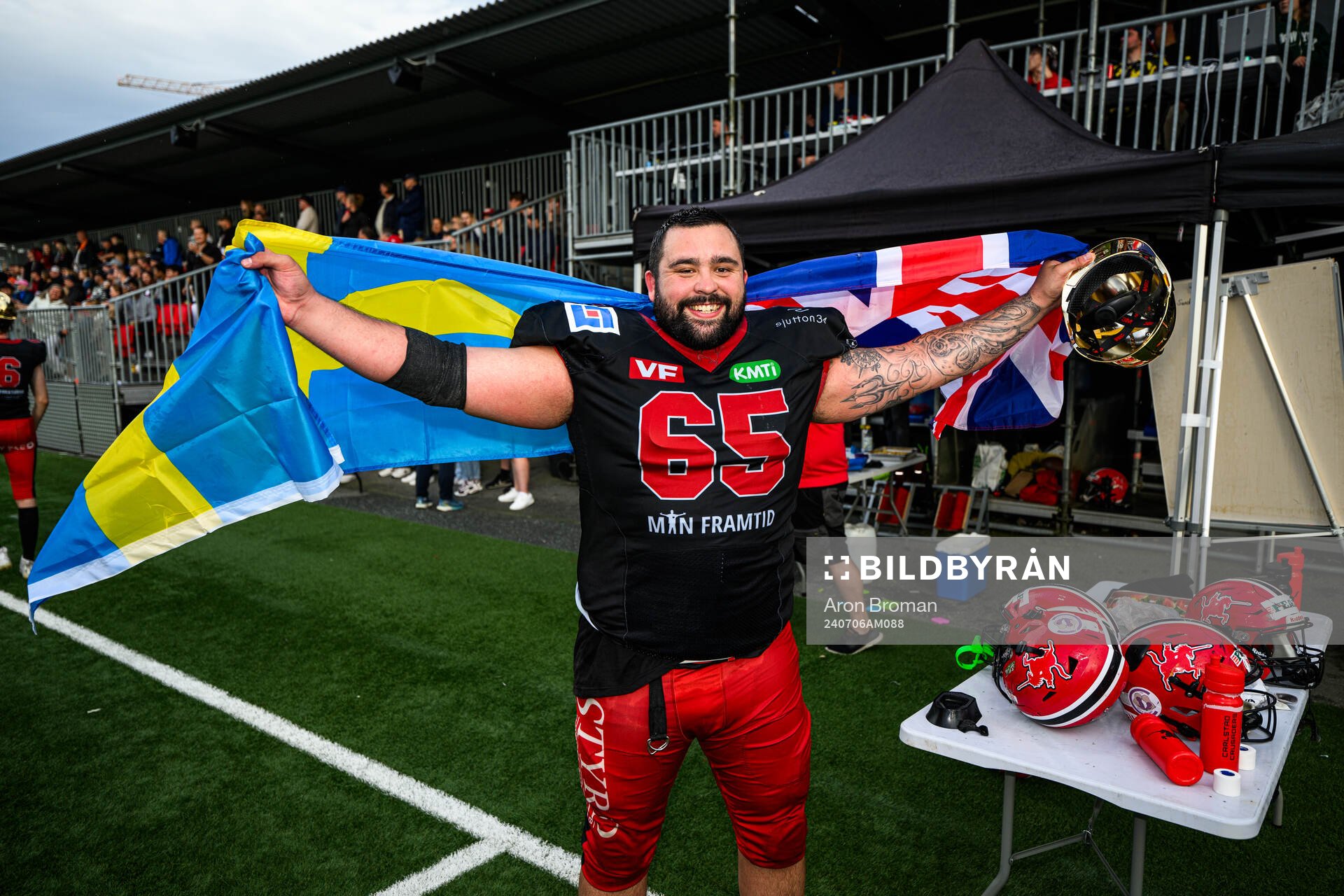Carlstad Crusaders Ben Shedwick jublar