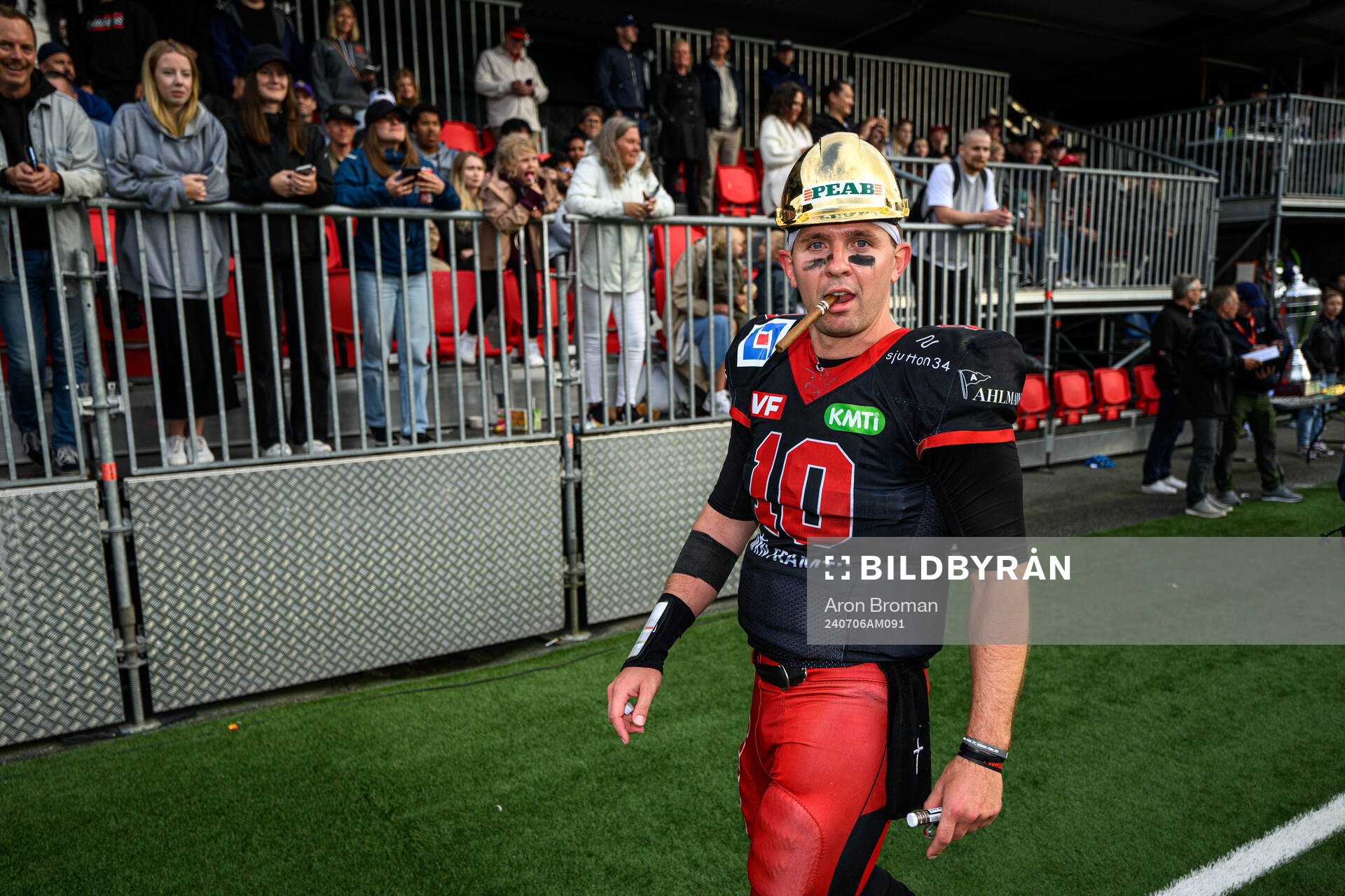 Carlstad Crusaders Slade Jarman jublar