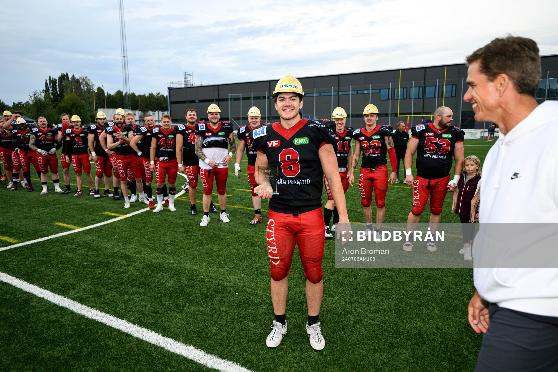 Carlstad Crusaders Young Kennedy jublar