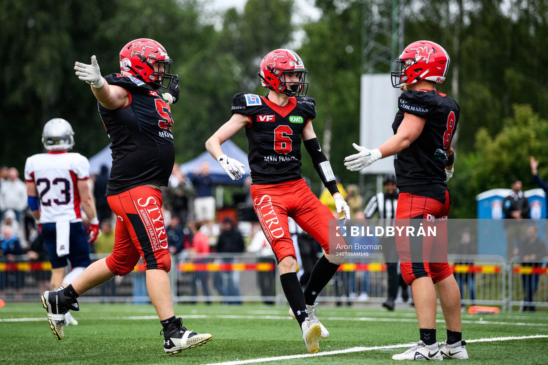 Carlstad Crusaders Marco Gudding, Lukas Kullstrand och