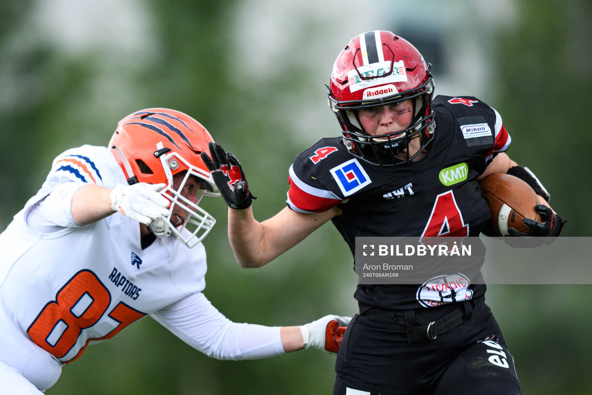 Copenhagen Raptors och Carlstad Crusaders Sara Lidner