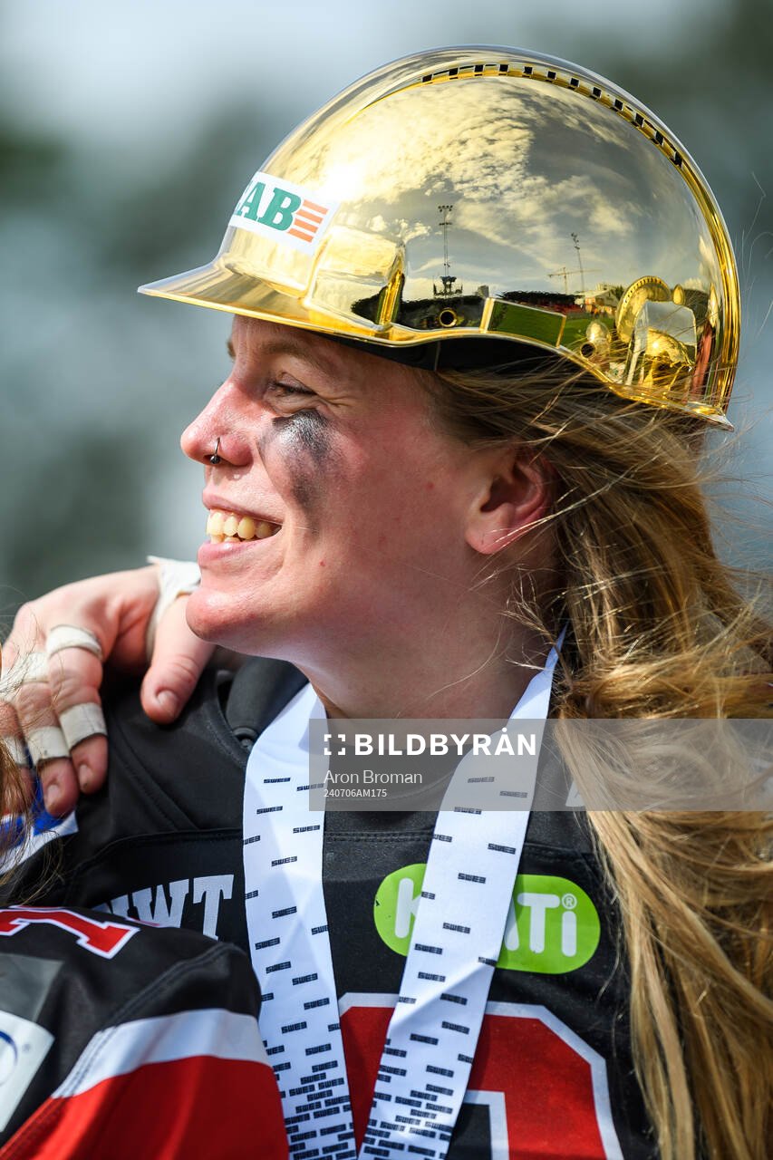 Carlstad Crusaders Linda Widberg jublar
