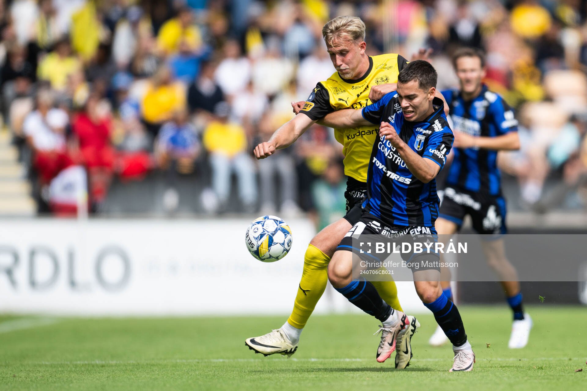 Mjällbys Herman Johansson och Sirius Leo Walta