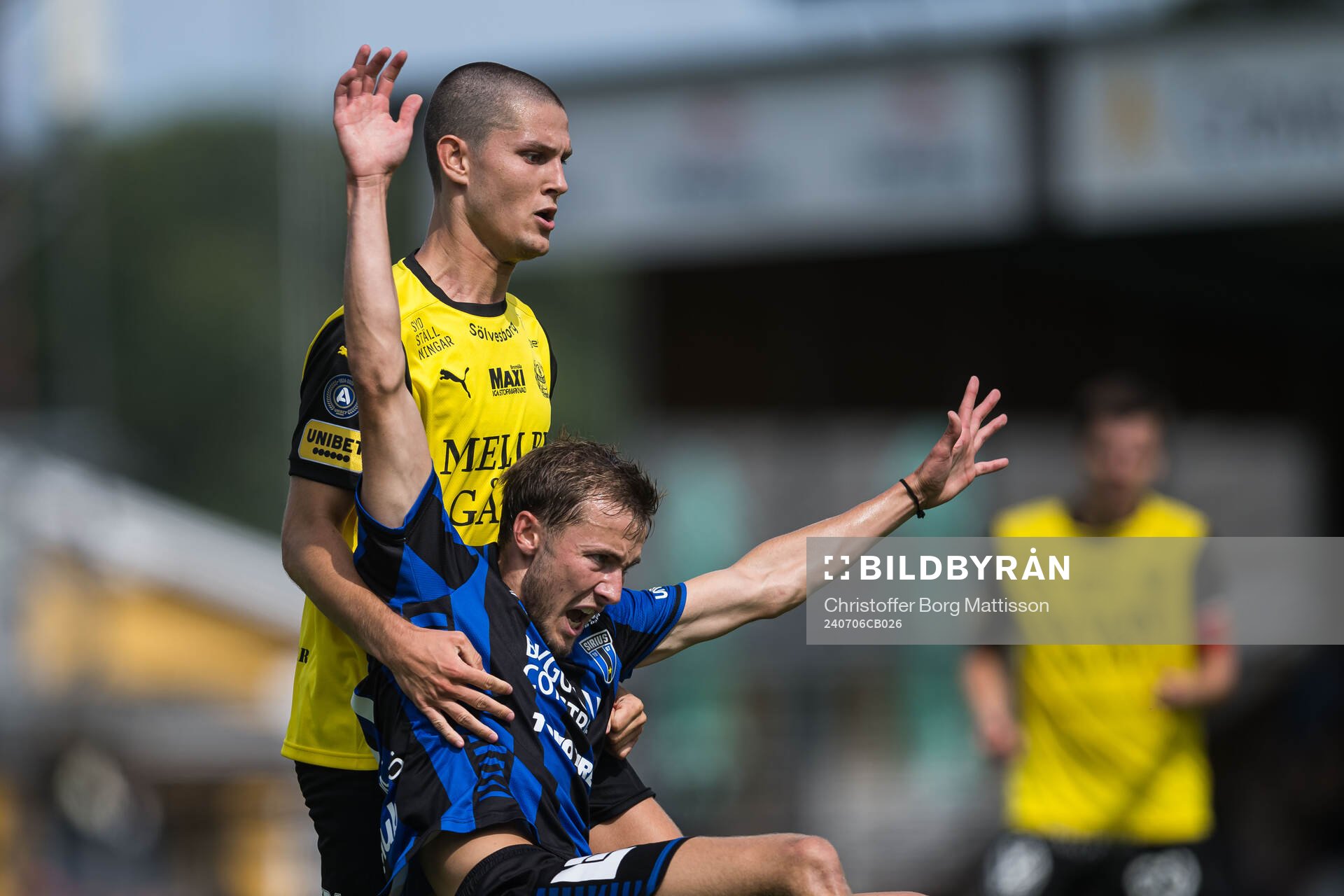 Mjällbys Rasmus Wikström och Sirius Melker Heier