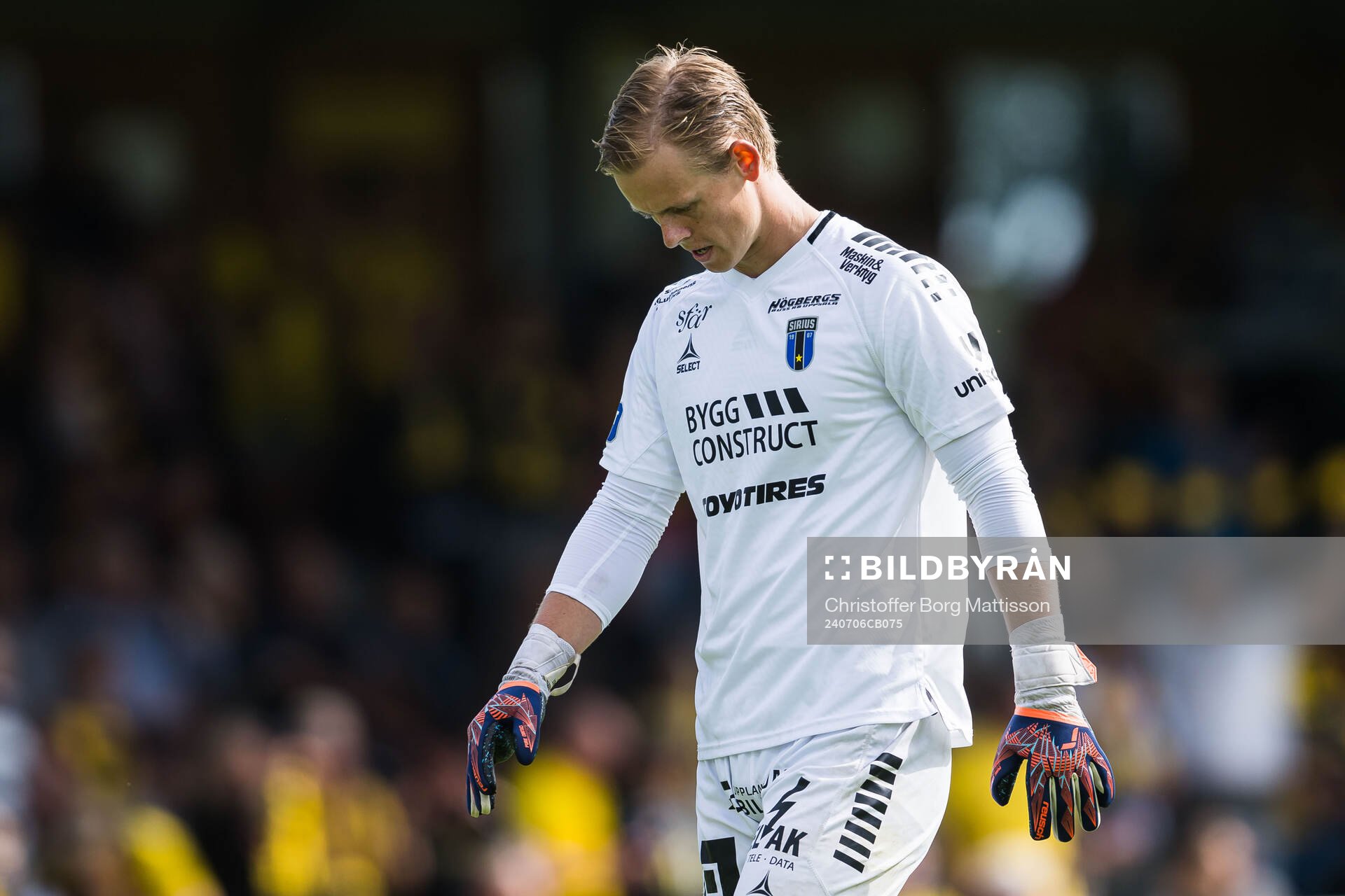 Sirius målvakt Jakob Tånnander deppar