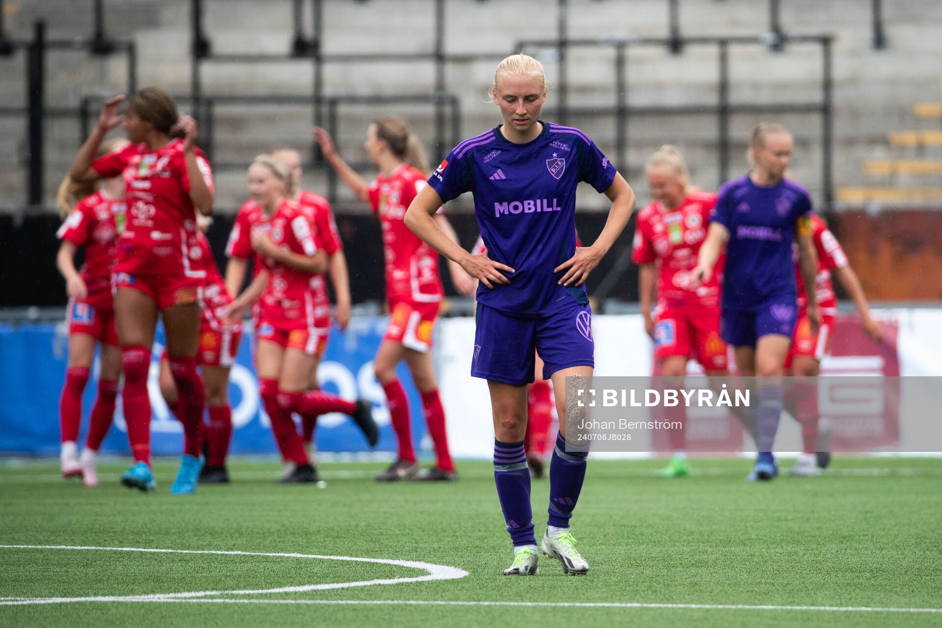 Djurgårdens Stinalisa Johansson deppar