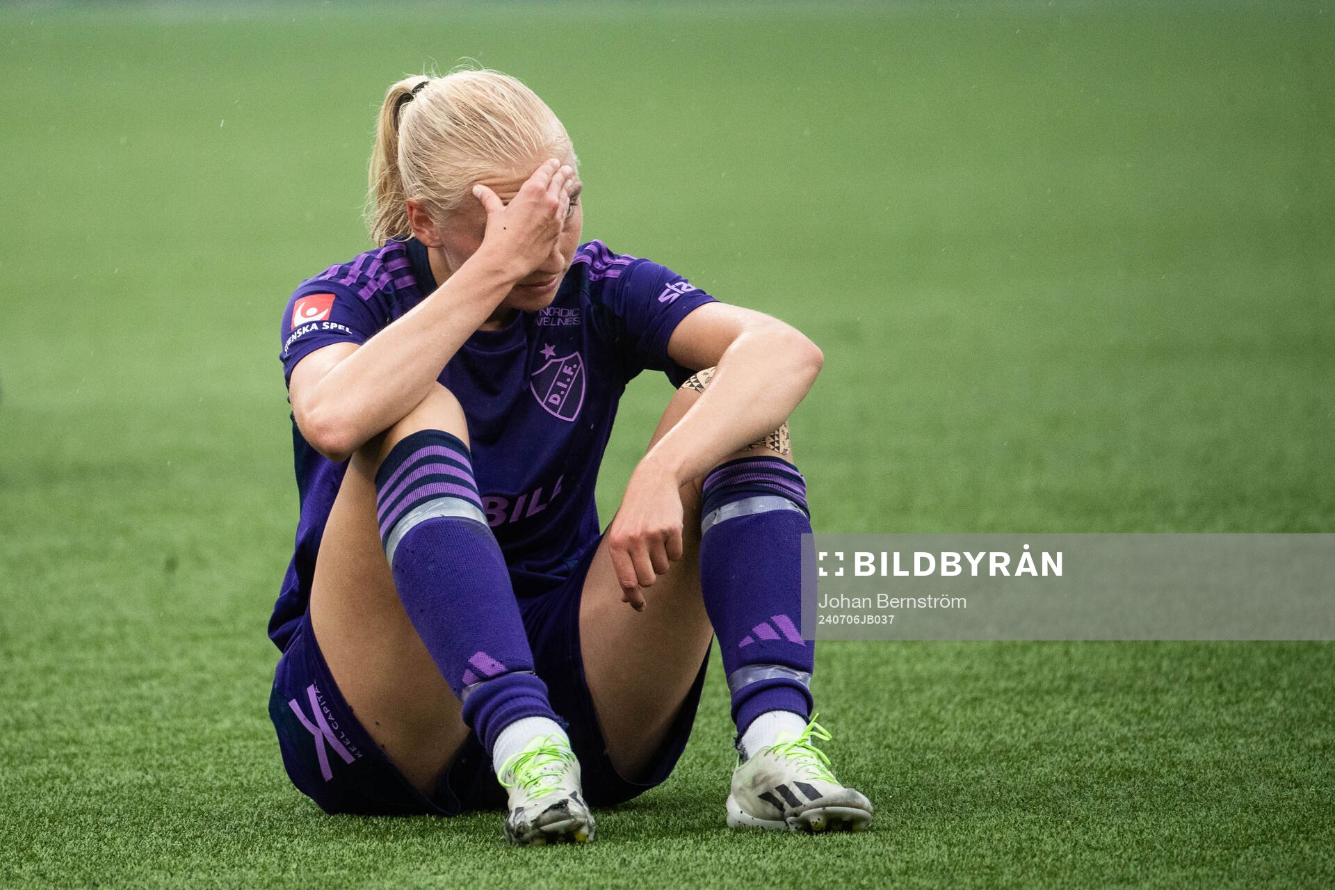 Djurgårdens Stinalisa Johansson deppar