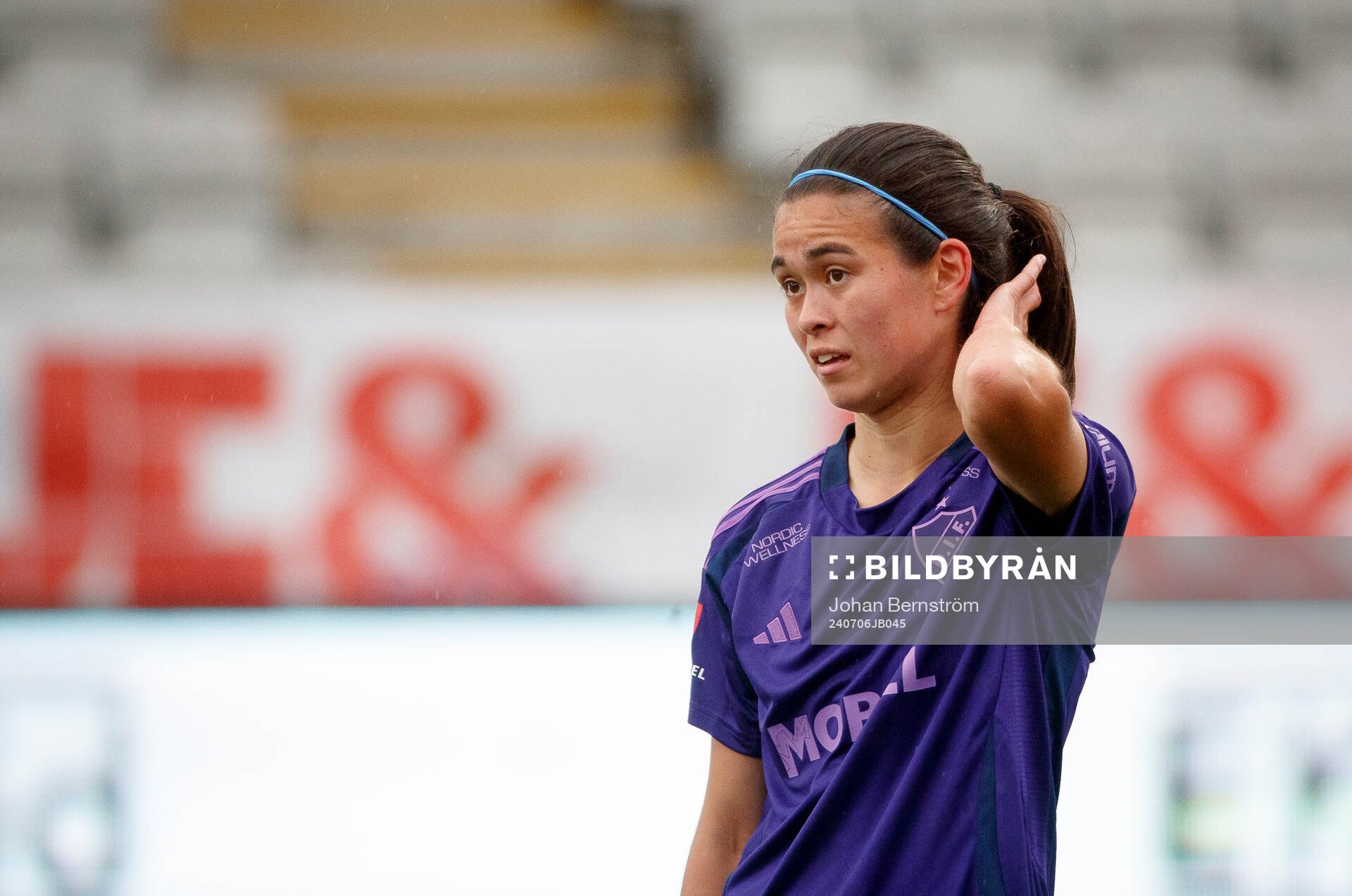 Djurgårdens Agnes Hedman deppar