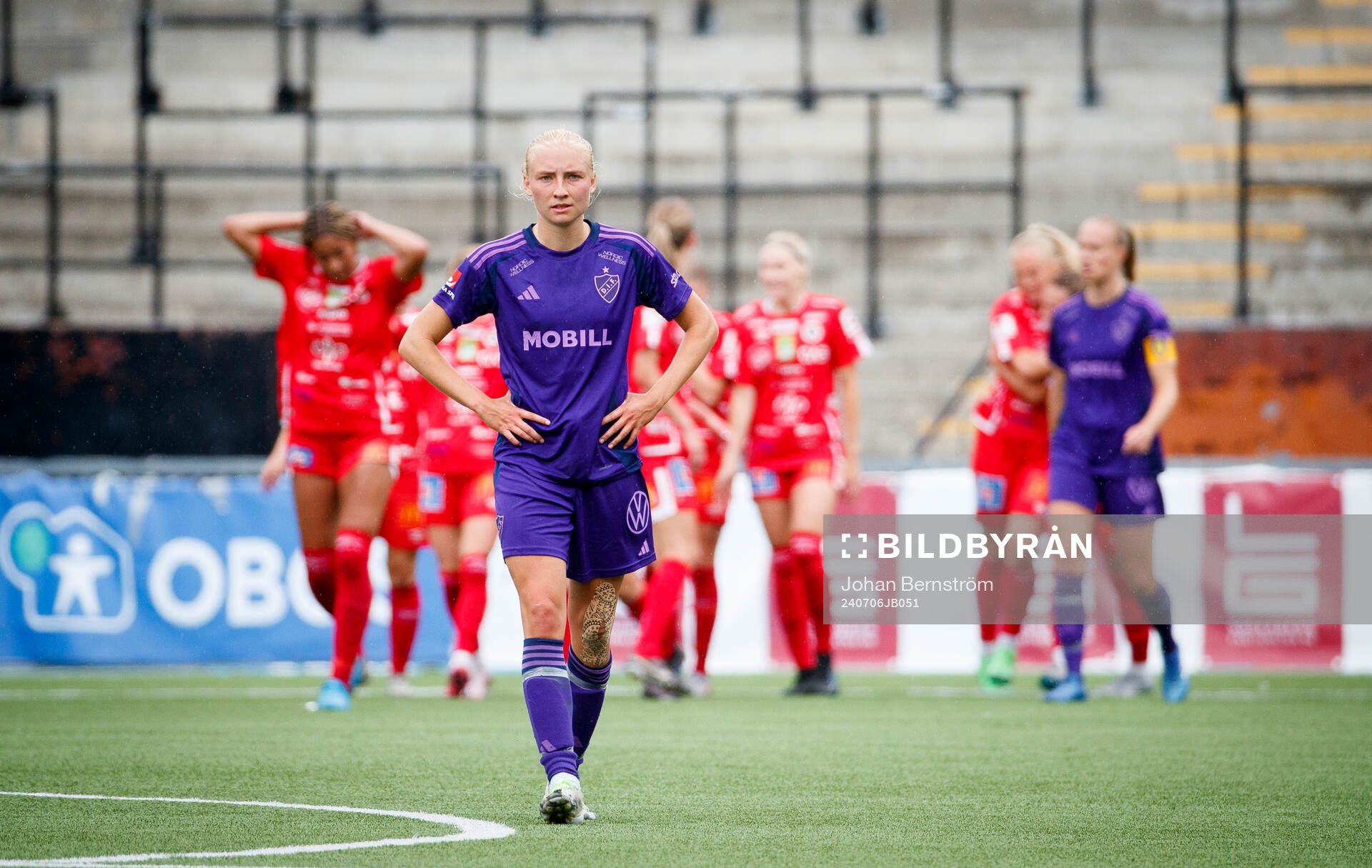 Djurgårdens Stinalisa Johansson deppar