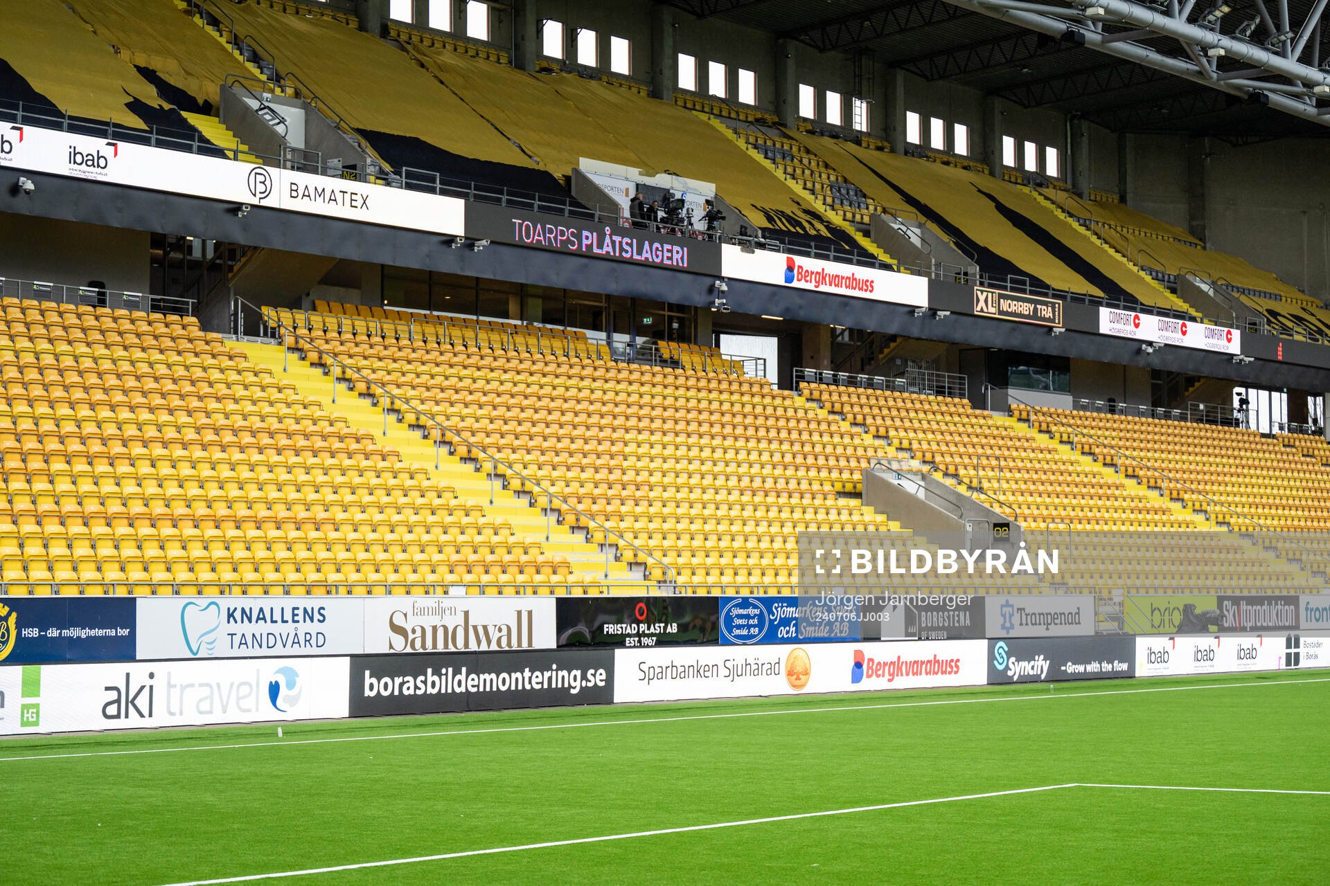 Läktare på Borås arena