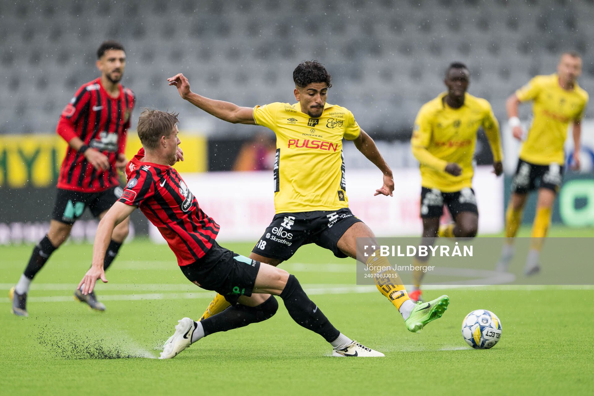 Brommapojkarnas Eric Björkander och Elfsborgs Ahmed Qasem