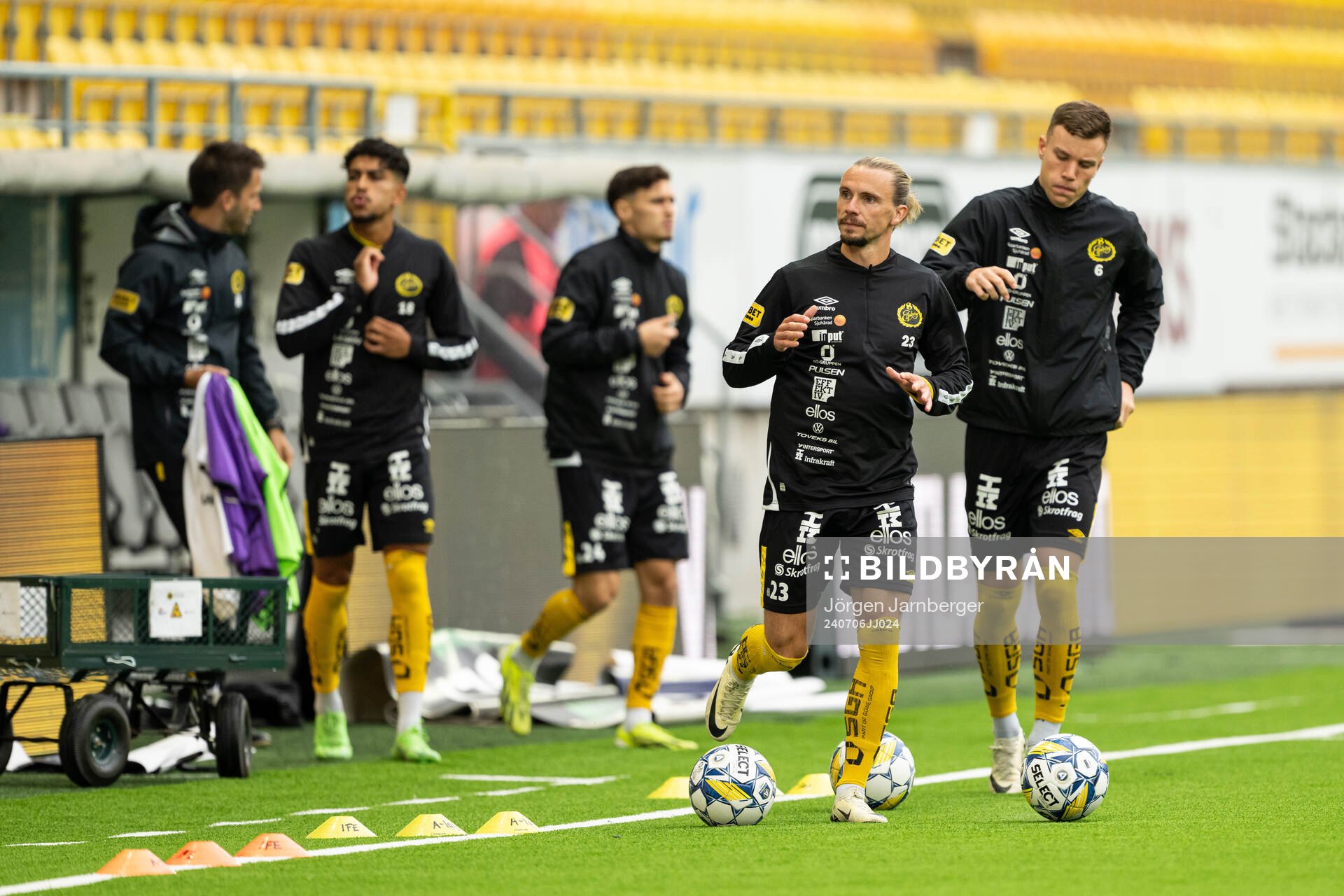 Elfsborgs Niklas Hult och Andri Fannar Baldursson