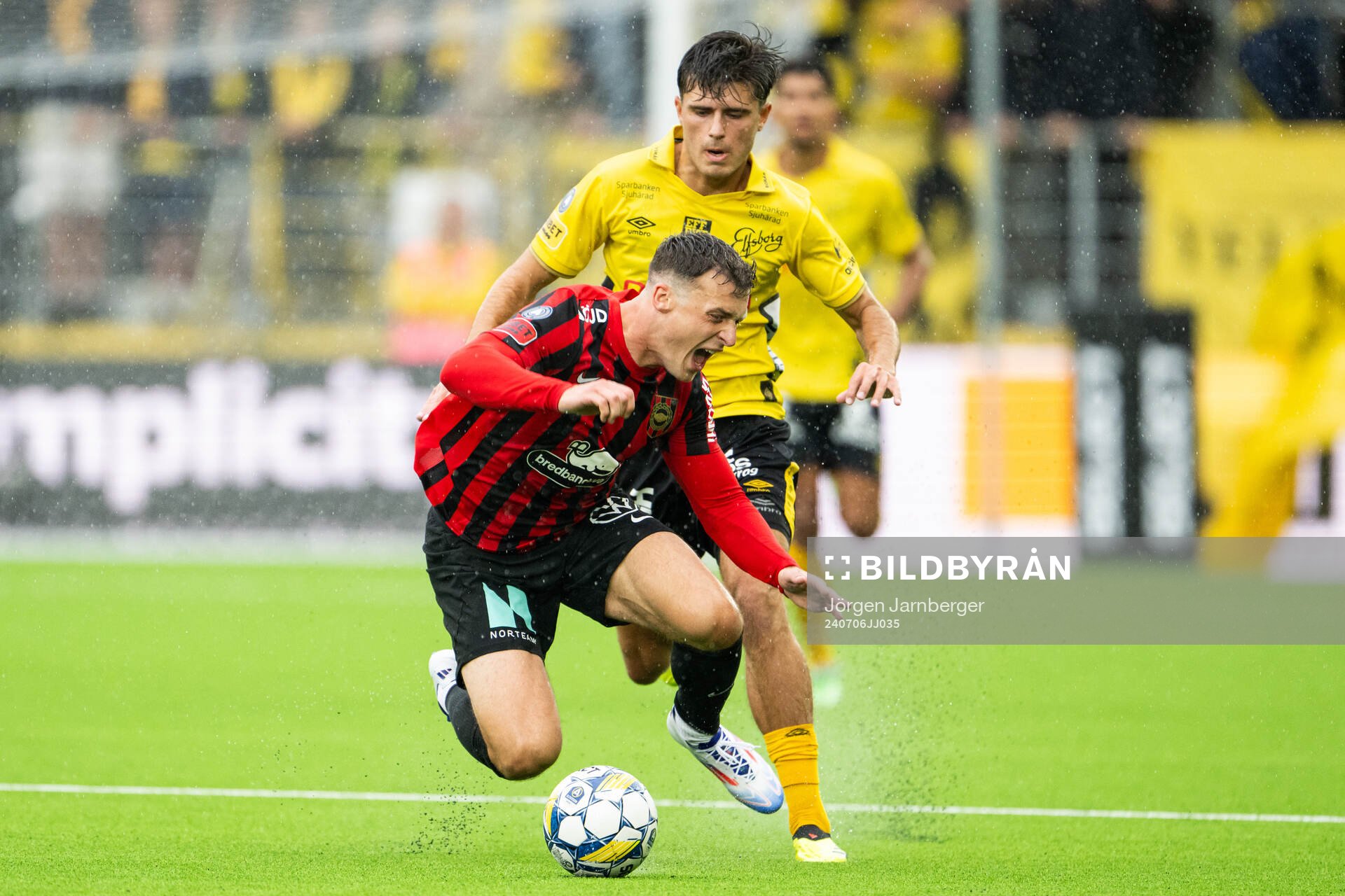Brommapojkarnas Adam Skanning Jakobsen och Elfsborgs