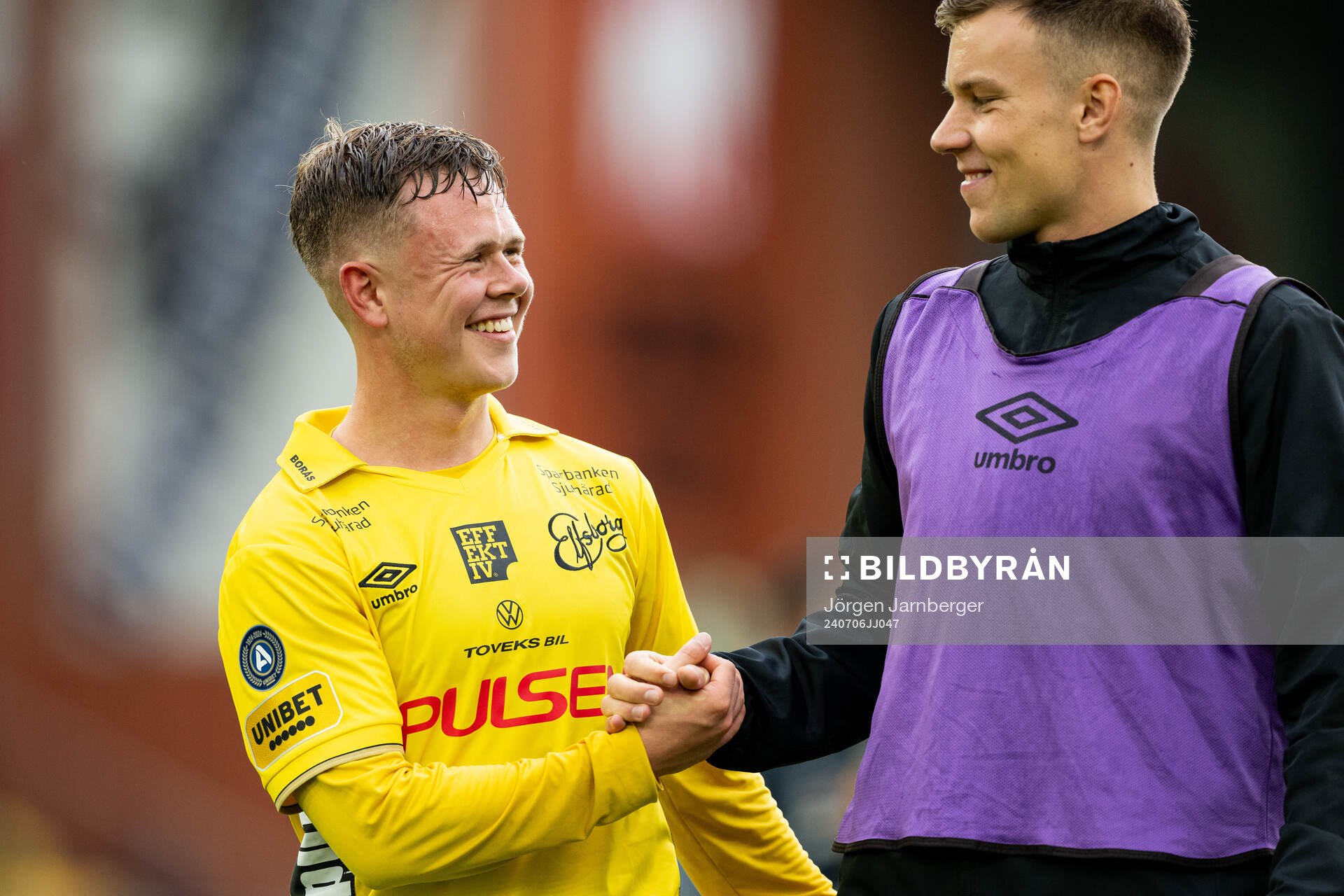 Elfsborgs Eggert Aron Gudmundsson och Andri Fannar