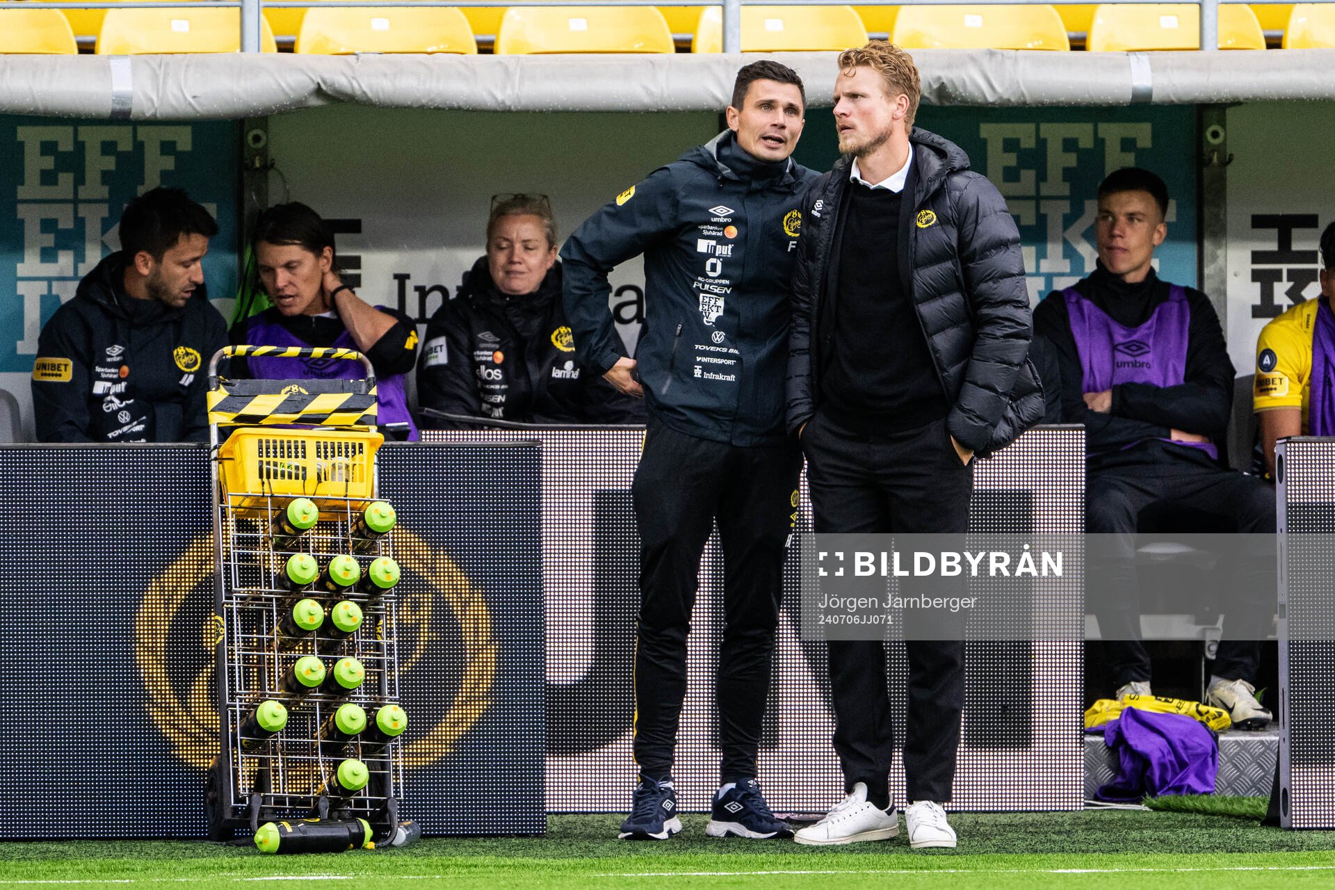 Elfsborgs assisterande tränare Fredrik Ahlstrand och