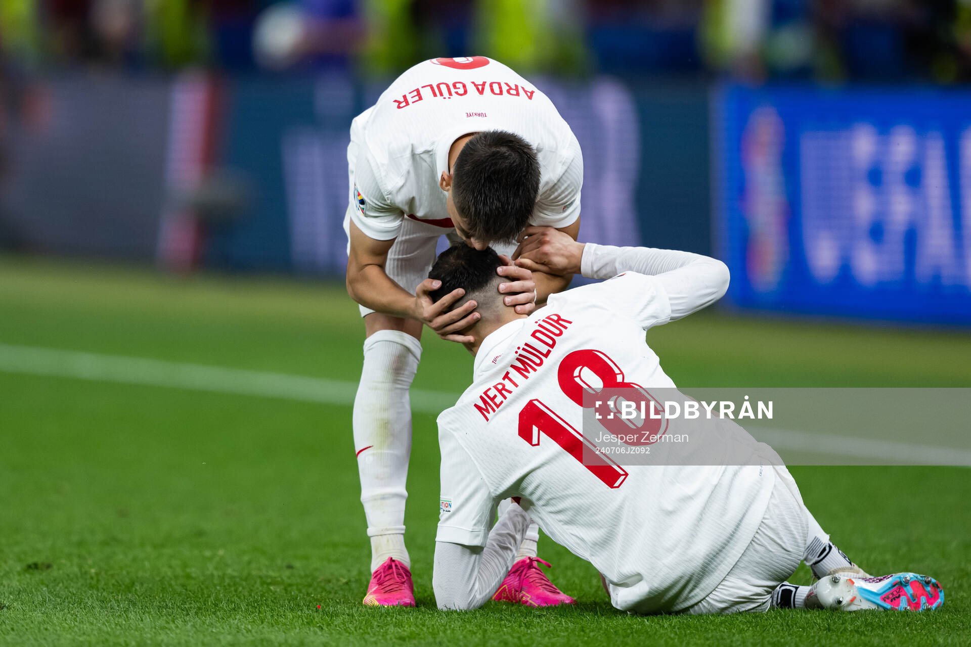 Arda Guler and Mert Muldur of Turkey
