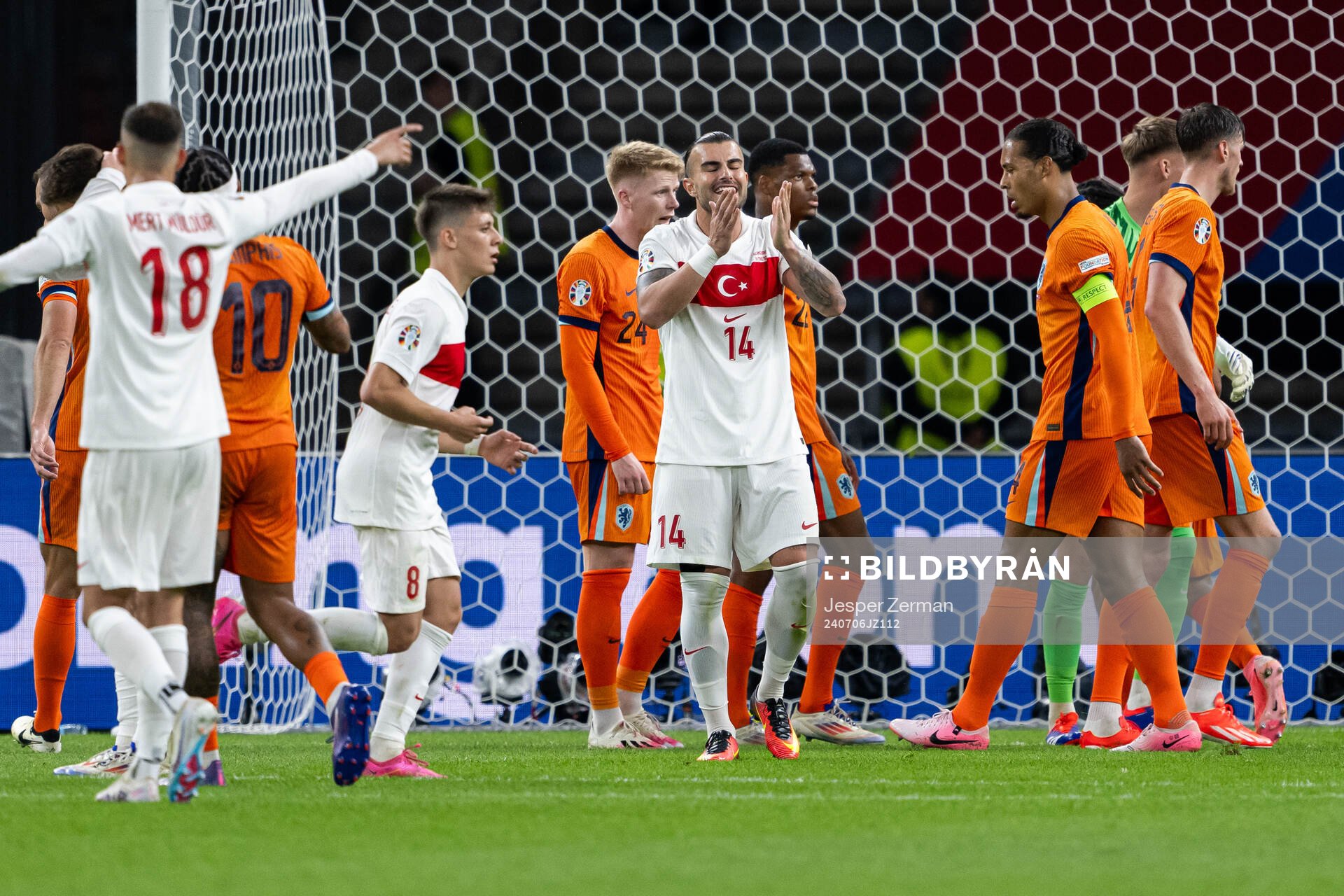 Abdulkerim Bardakci of Turkey reacts
