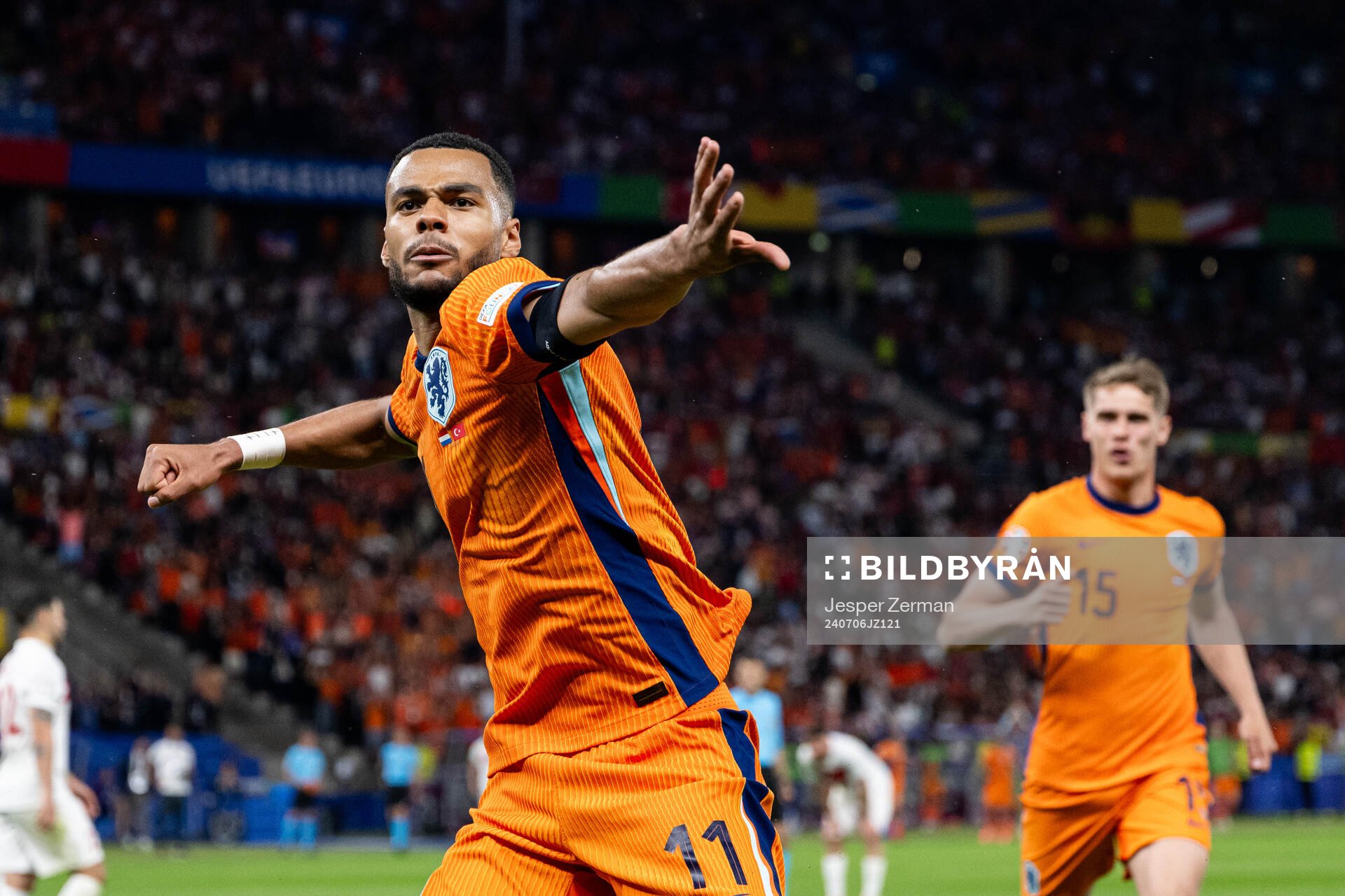 Cody Gakpo of Netherlands celebrates