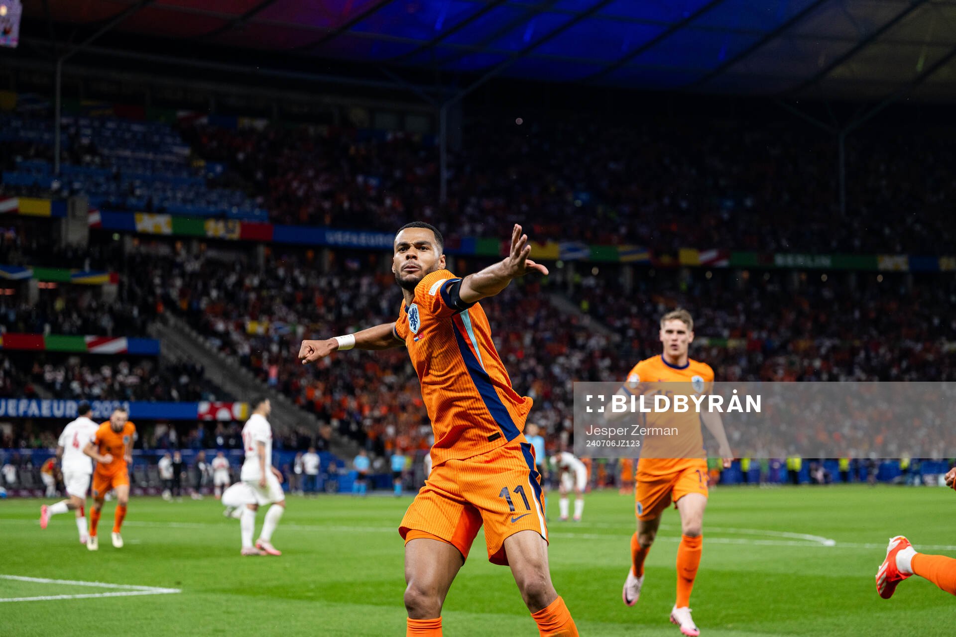 Cody Gakpo of Netherlands celebrates