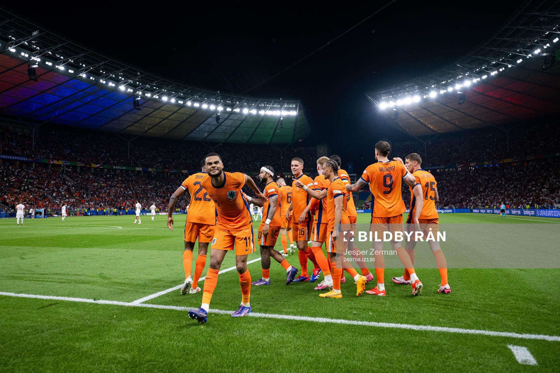 Cody Gakpo of Netherlands celebrates