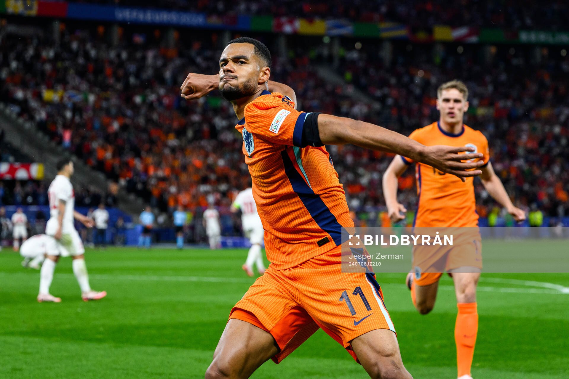 Cody Gakpo of Netherlands celebrates