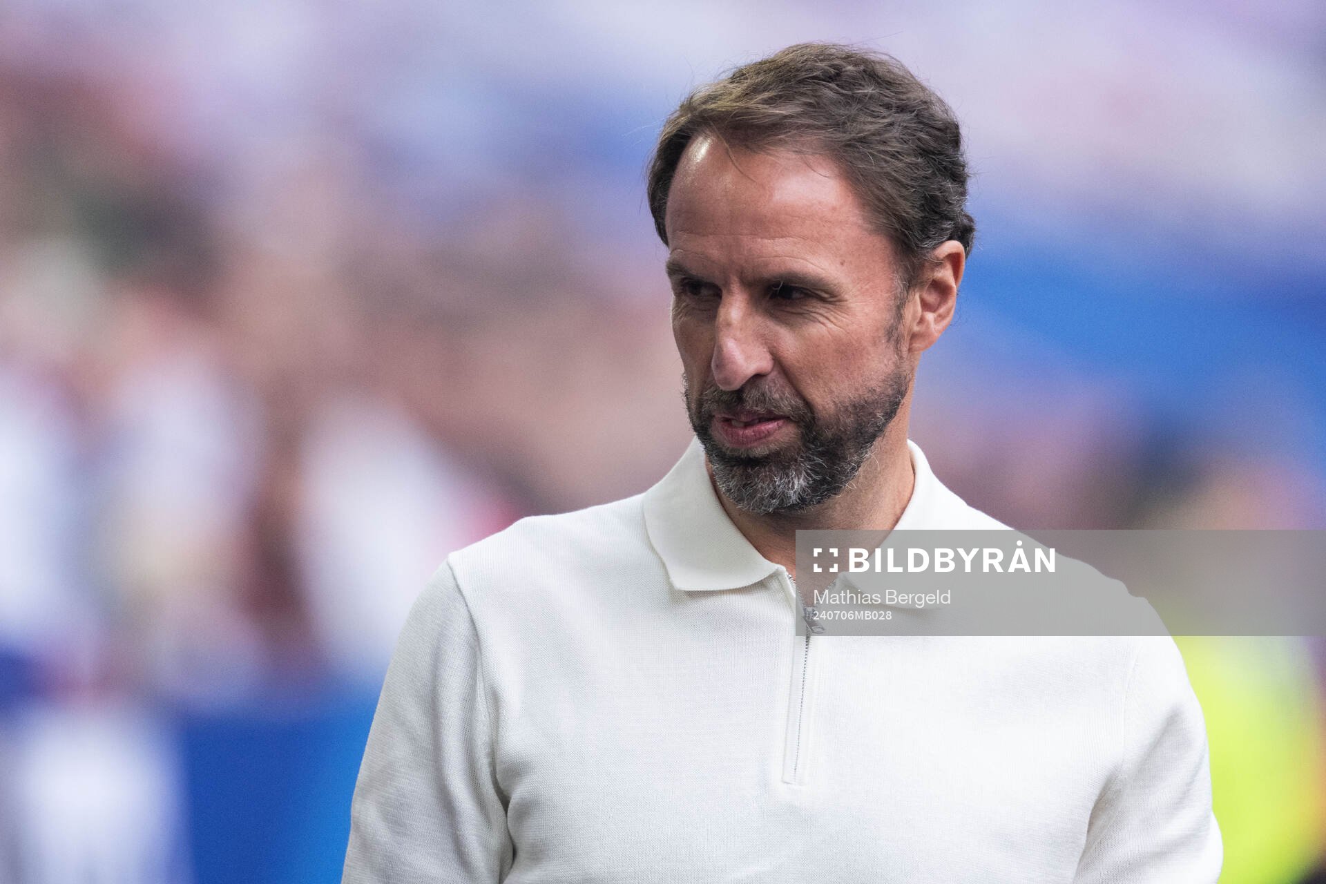 Head coach Gareth Southgate of England