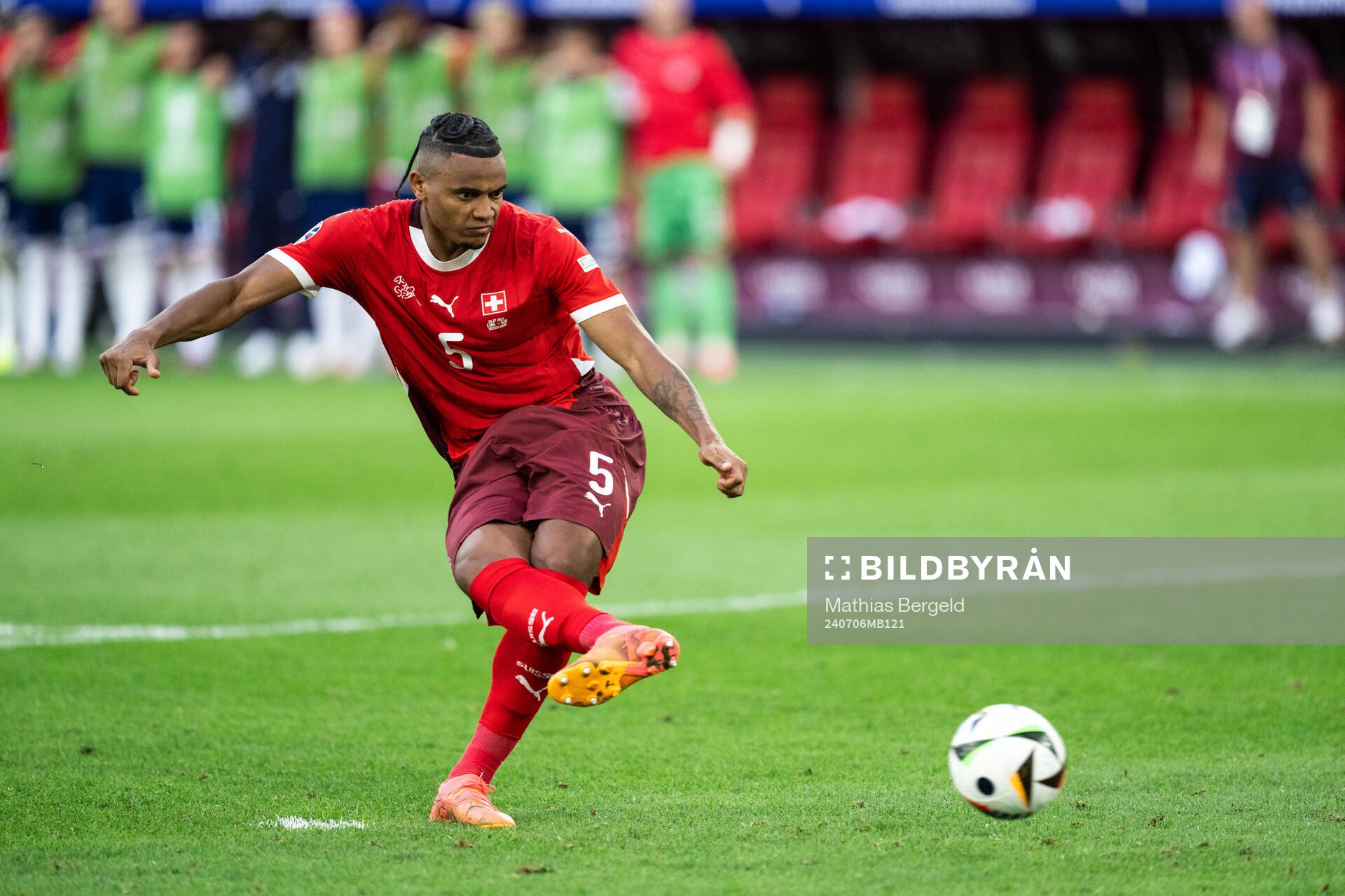 Manuel Akanji of Switzerland