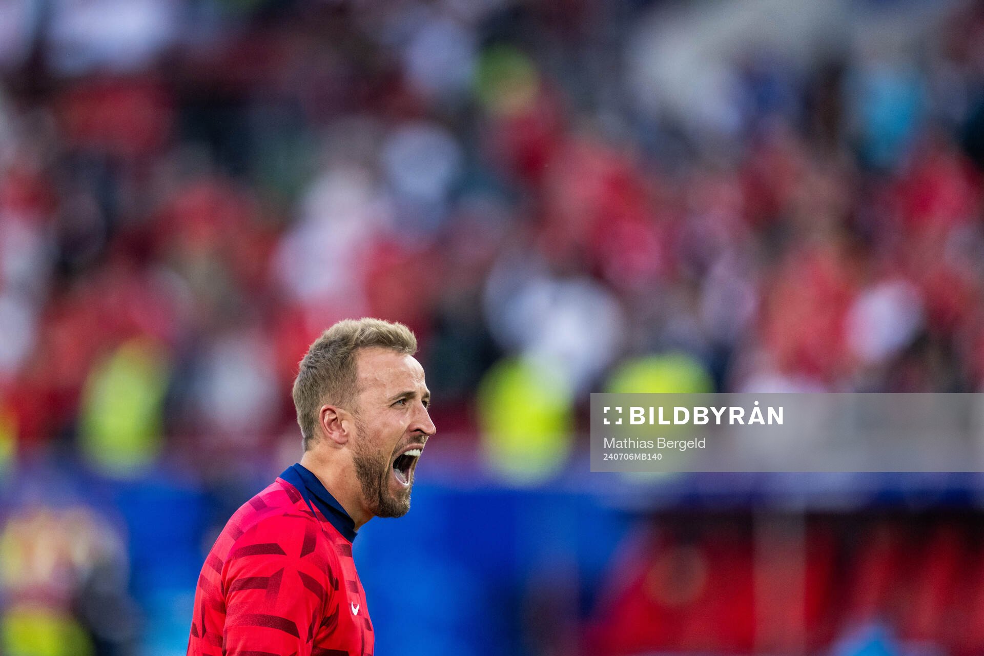 Harry Kane of England celebrates