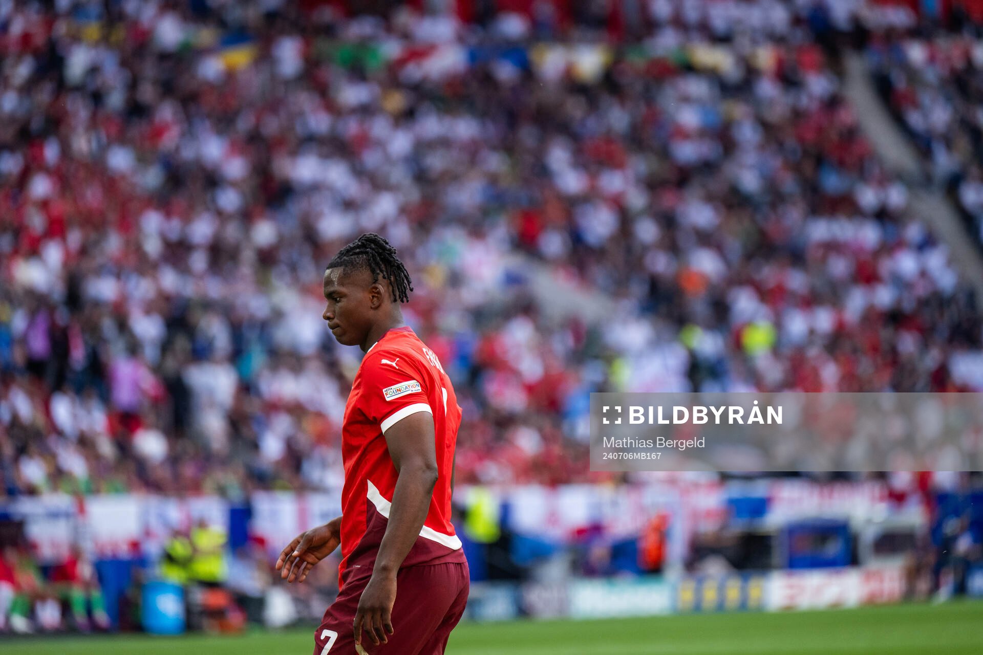 Breel Embolo of Switzerland