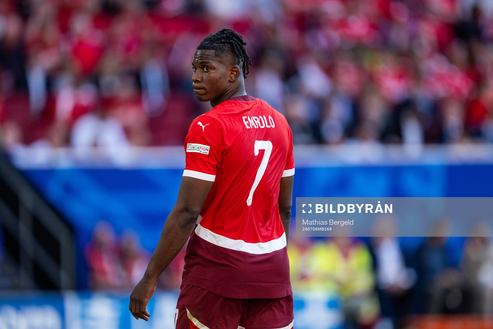 Breel Embolo of Switzerland