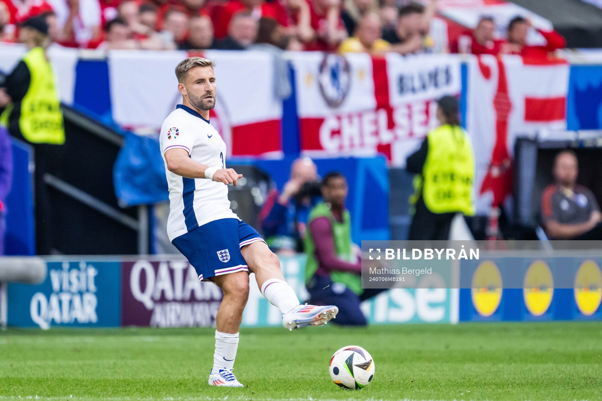Luke Shaw of England