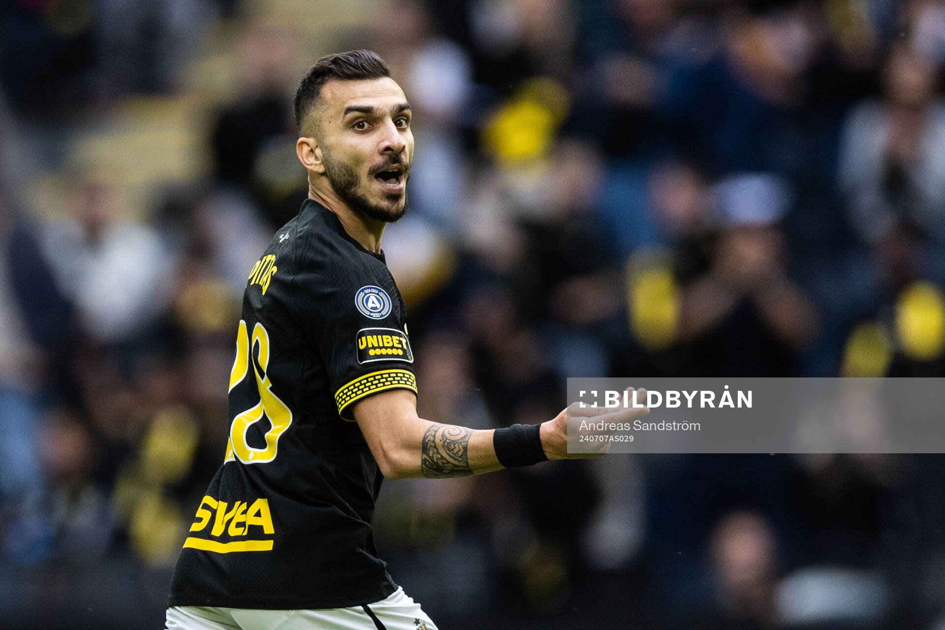 AIKs Ioannis Pittas jublar