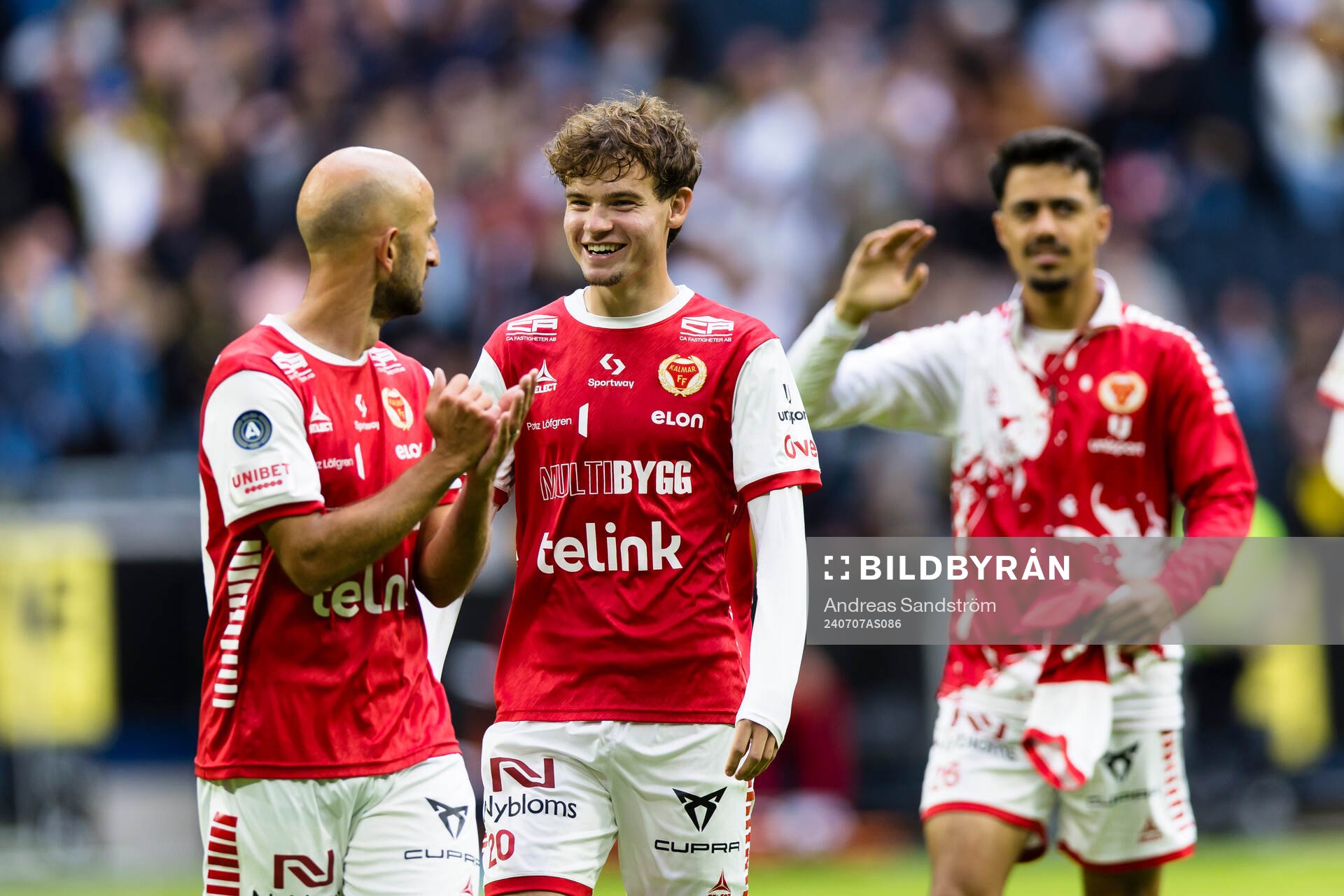 Kalmars 0-1 målskytt, Jacob Trenskow ju blar med Robert