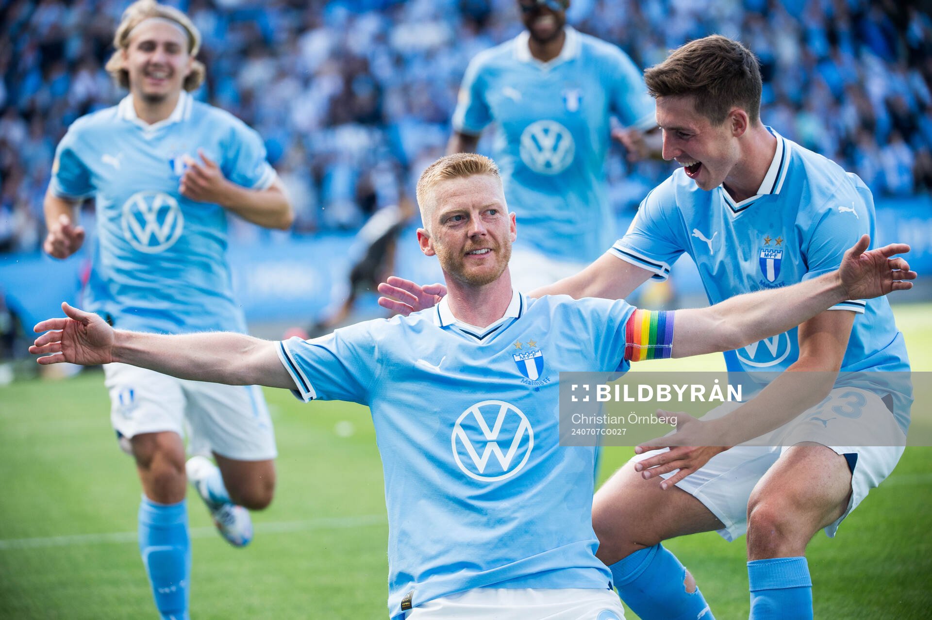 Malmö FFs Anders Christiansen jublar