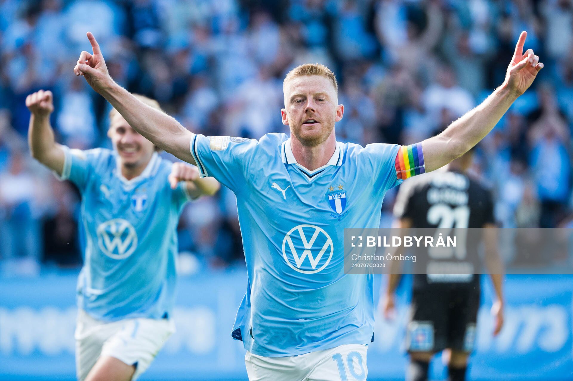 Malmö FFs Anders Christiansen jublar