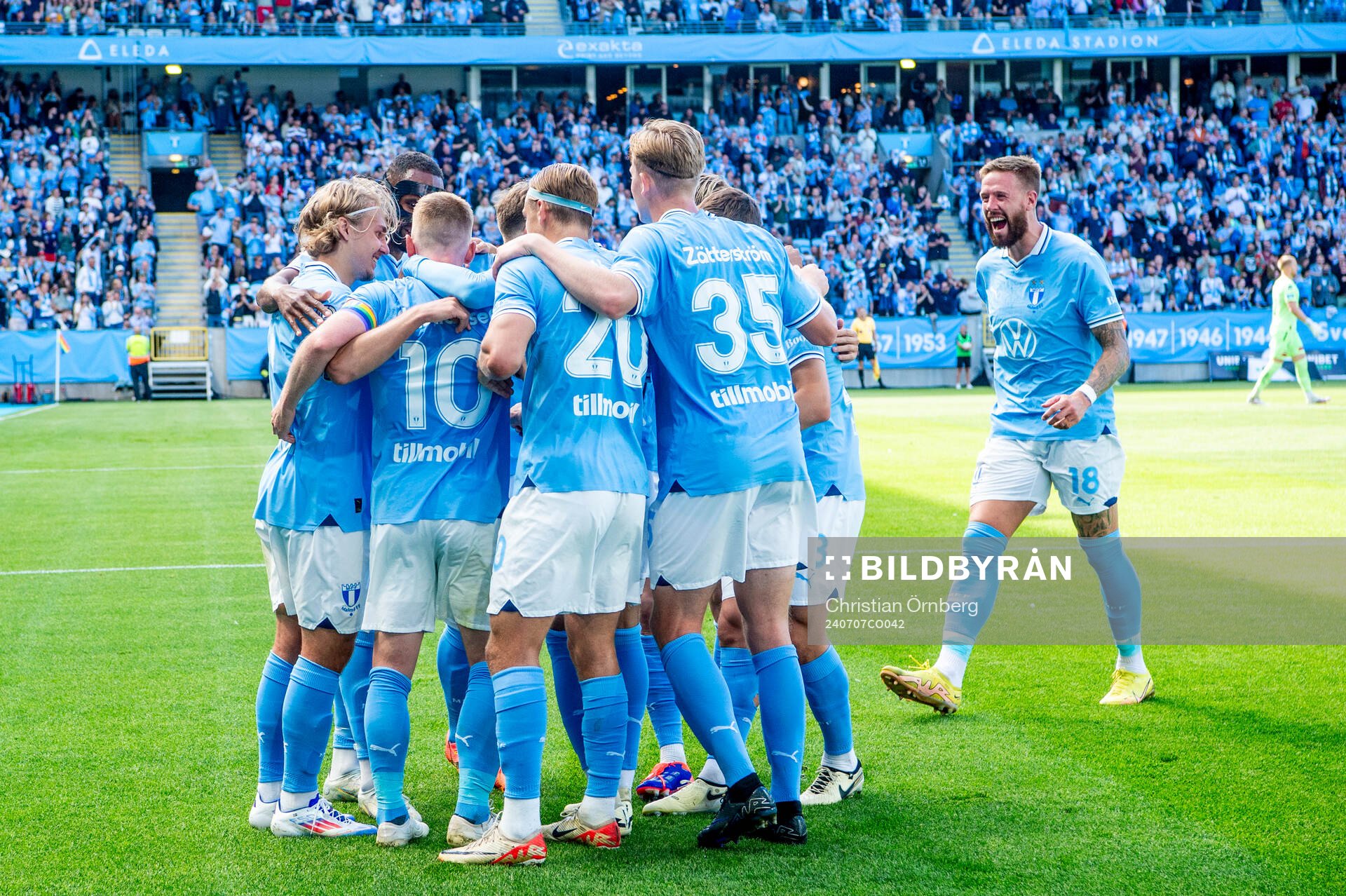 Malmö FFs Anders Christiansen jublar