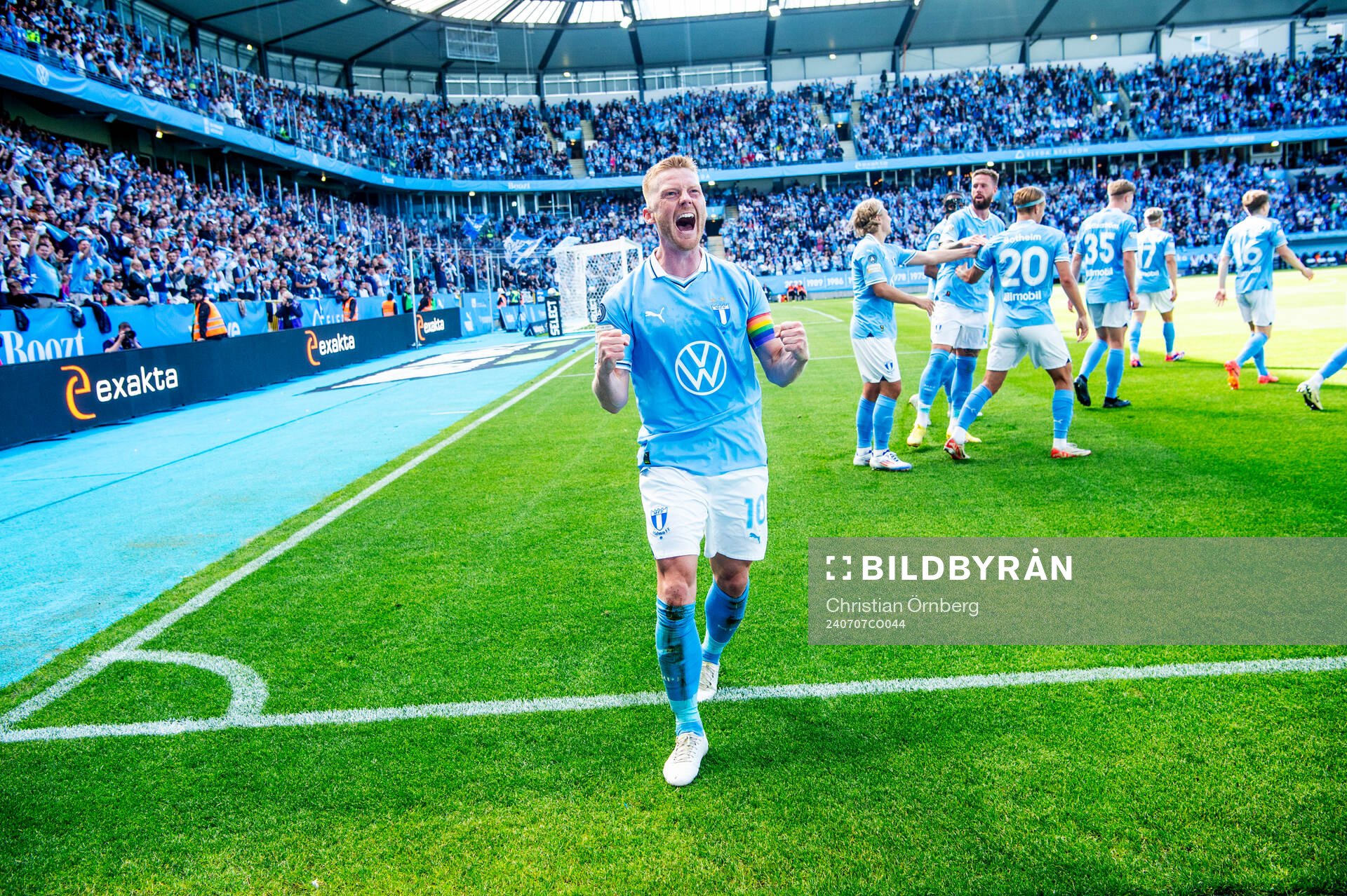Malmö FFs Anders Christiansen jublar