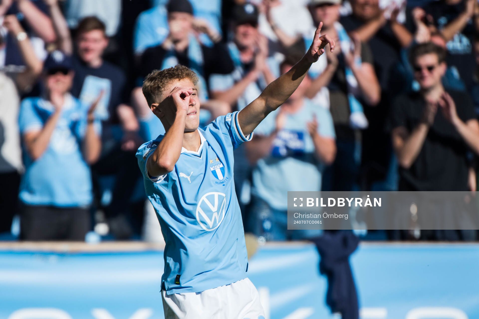 Malmö FFs Hugo Bolin jublar