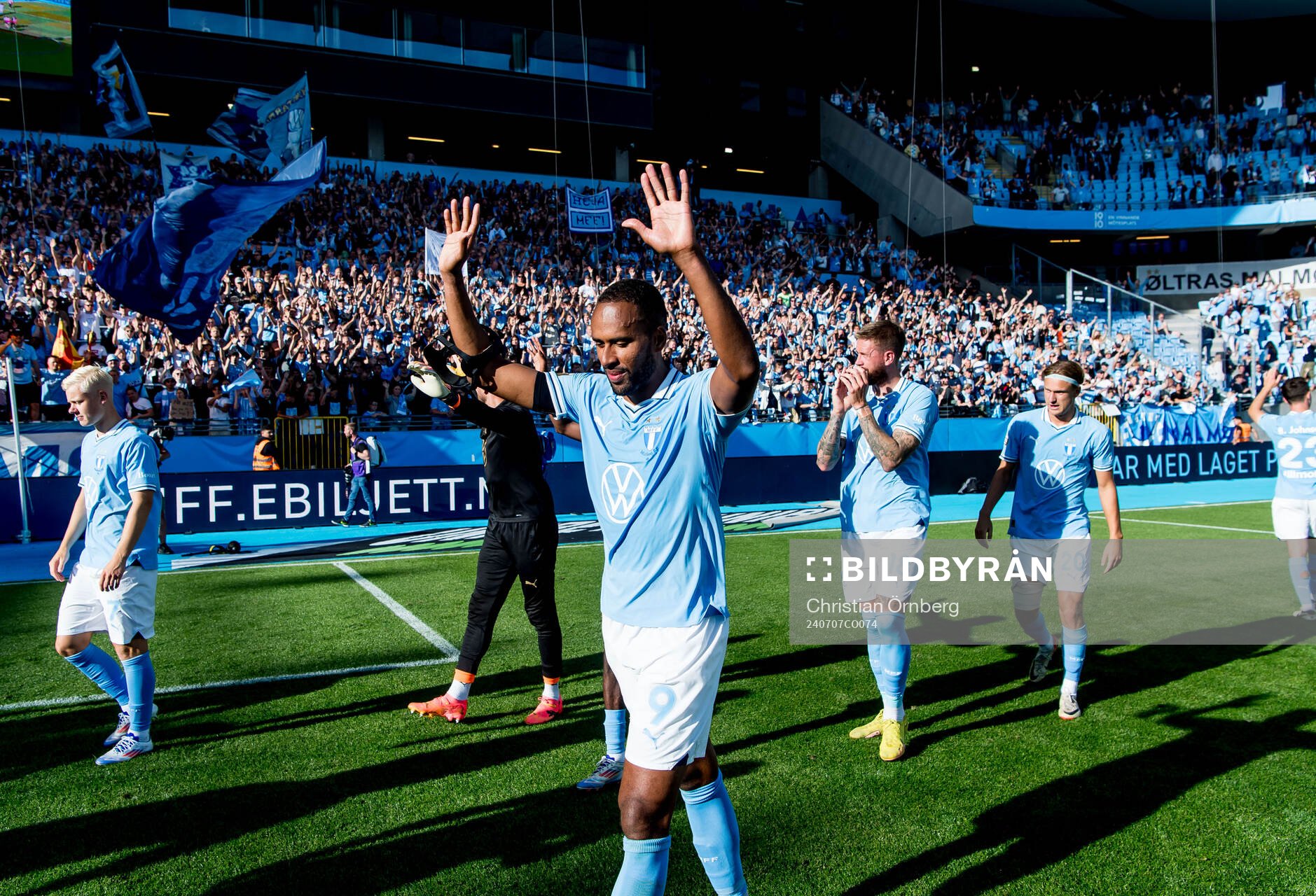 Malmö FFs Isaac Kiese Thelin jublar