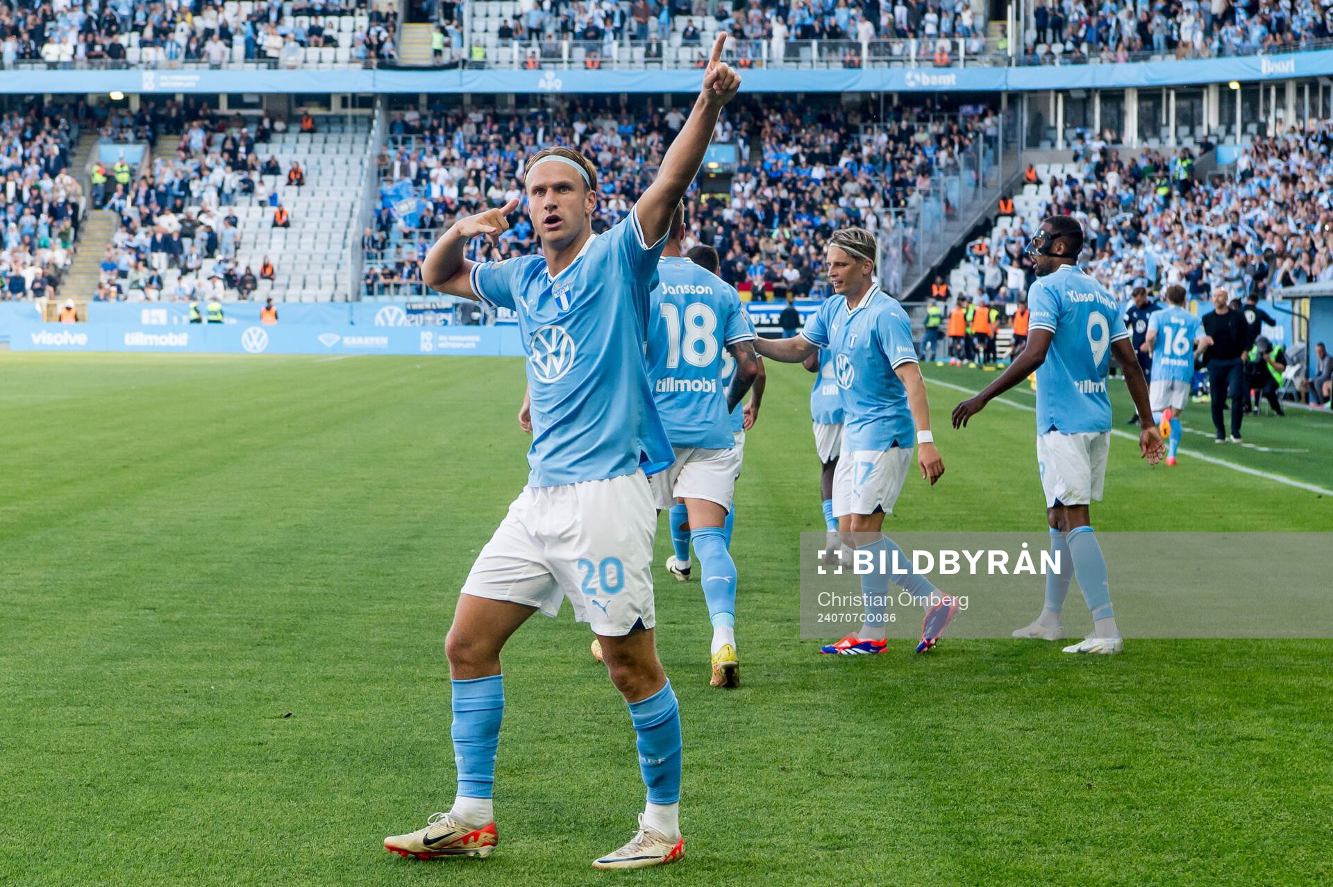 Malmö FFs Erik Botheim jublar