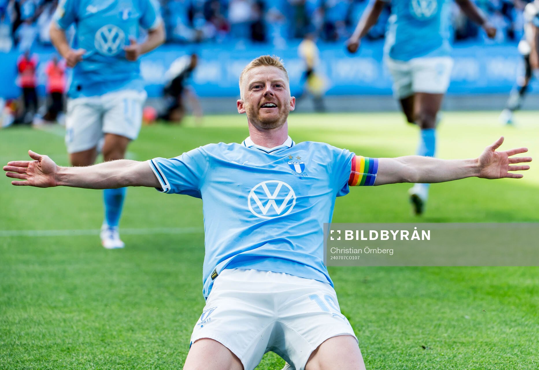 Malmö FFs Anders Christiansen jublar