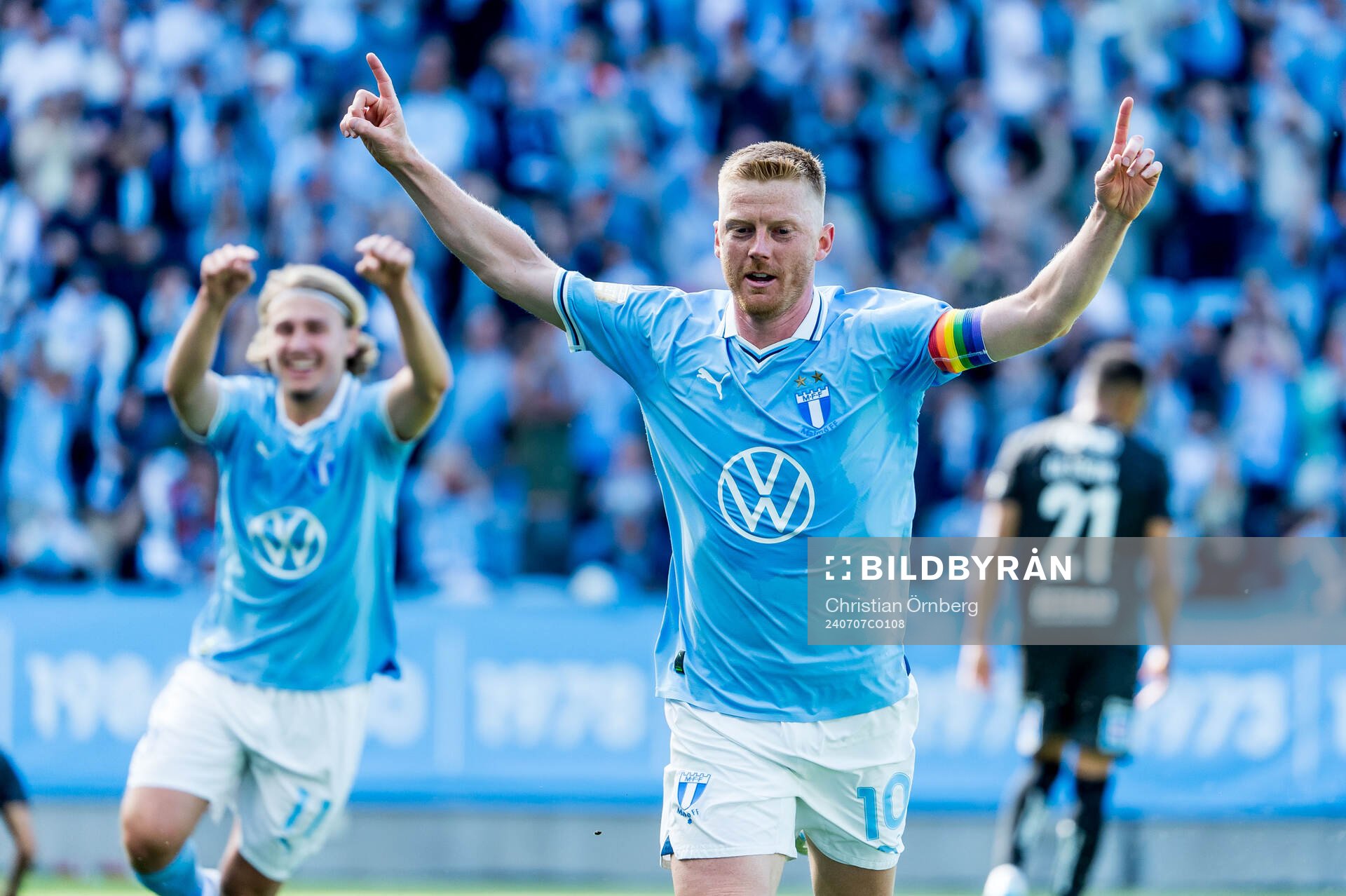 Malmö FFs Anders Christiansen jublar