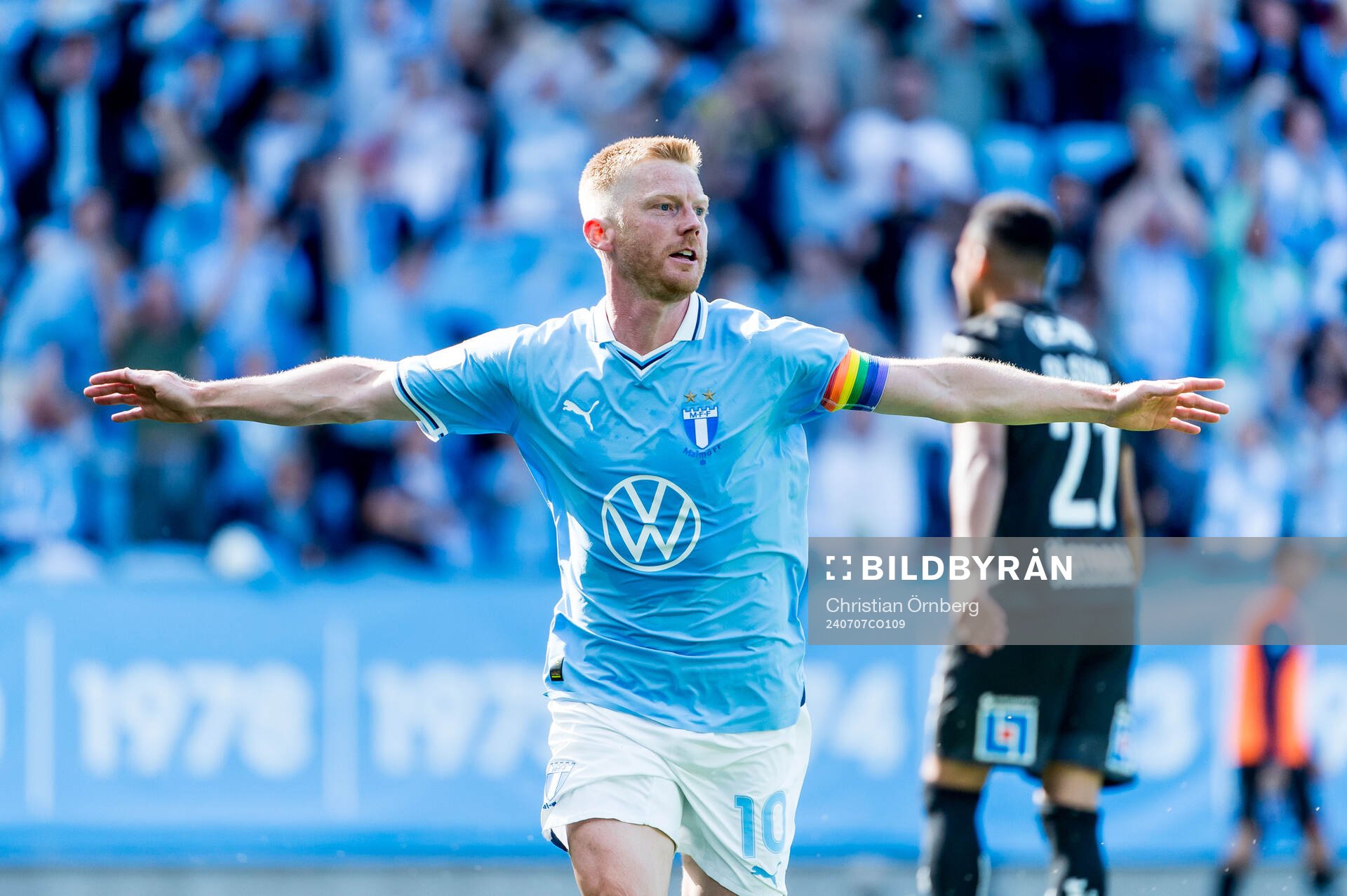 Malmö FFs Anders Christiansen jublar