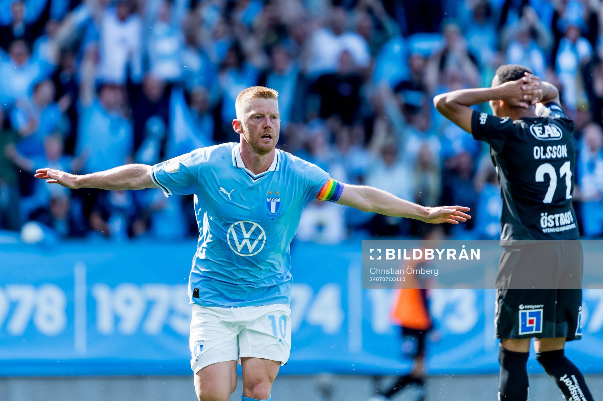 Malmö FFs Anders Christiansen jublar