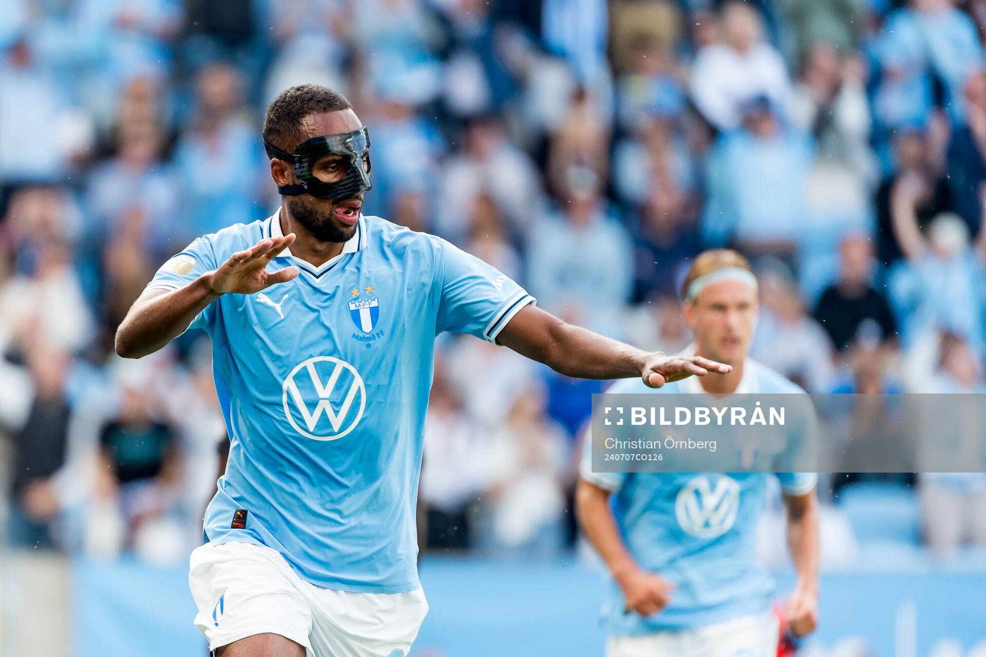 Malmö FFs Isaac Kiese Thelin jublar