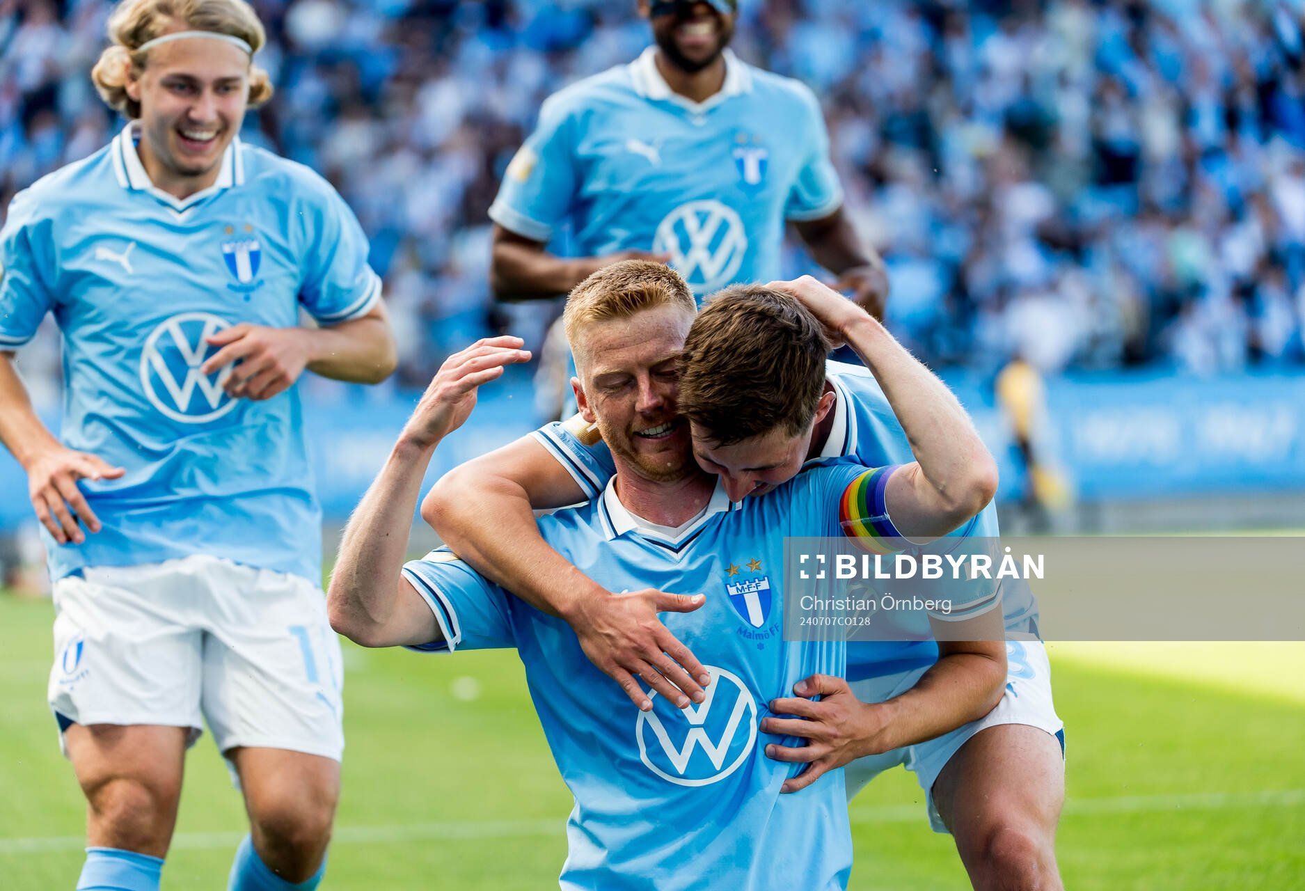 Malmö FFs Anders Christiansen och Lasse Berg Johnsen