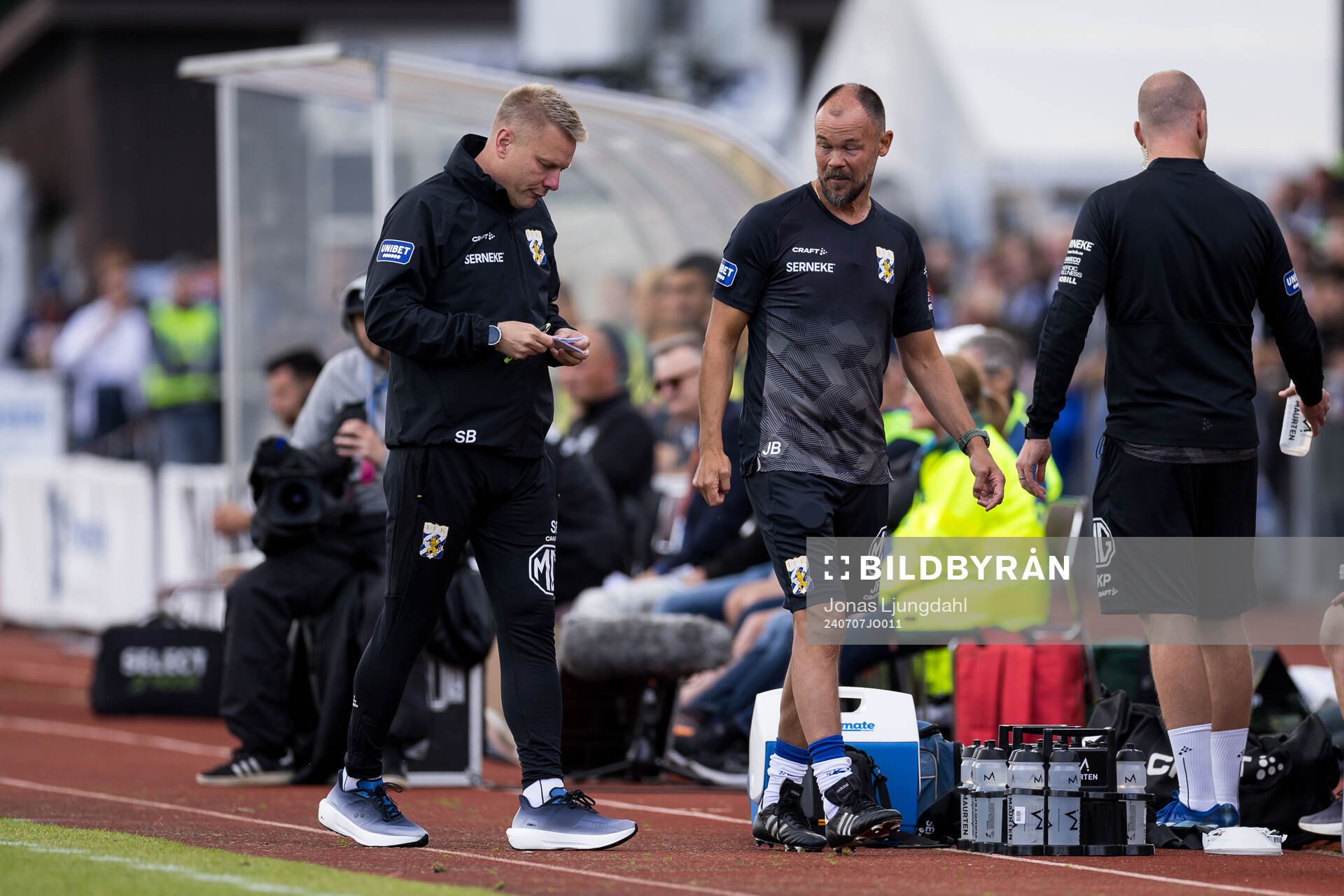 IFK Göteborgs tränare Stefan Billborn och assisterande