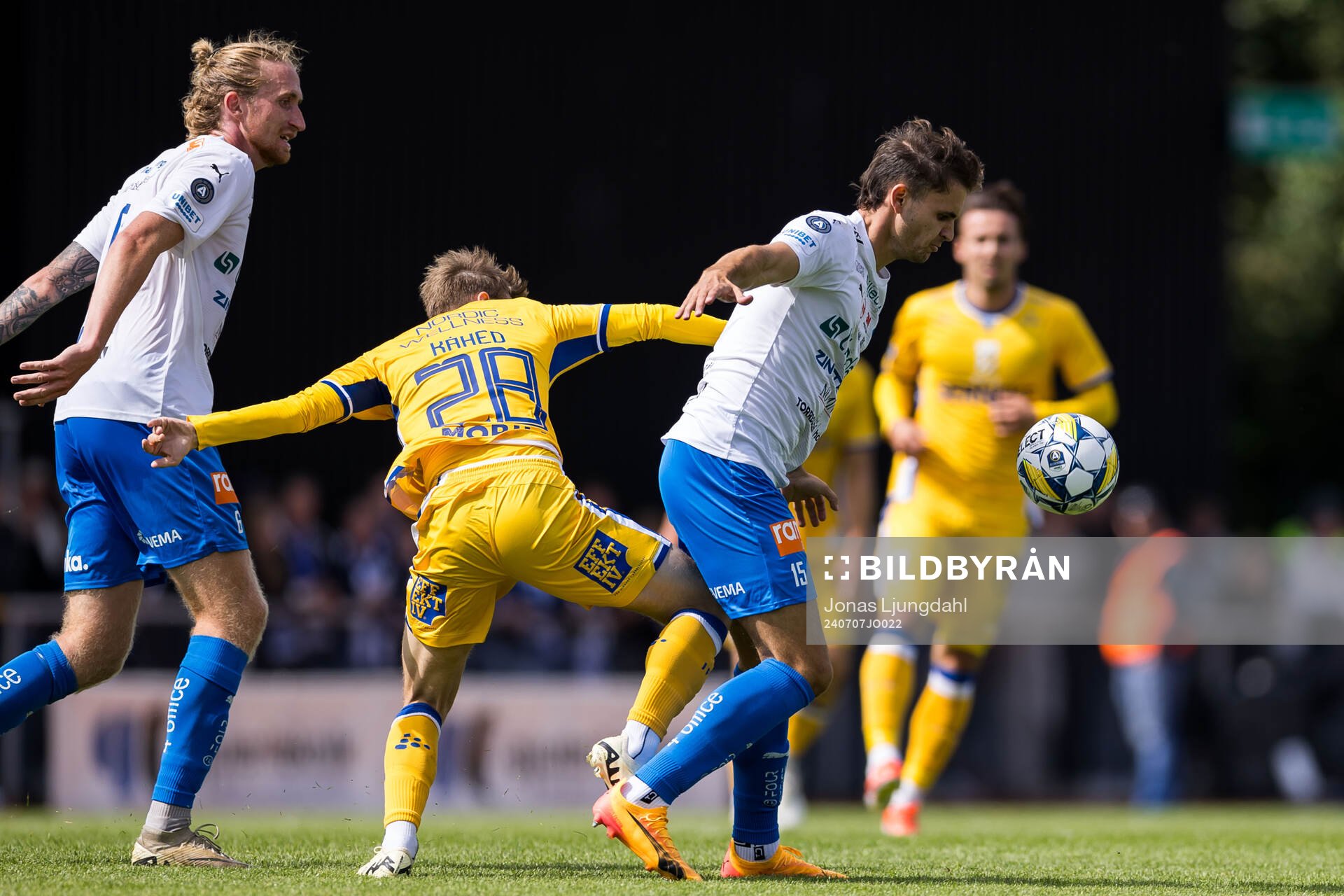 IFK Göteborgs Lucas Kåhed och Värnamos Michael