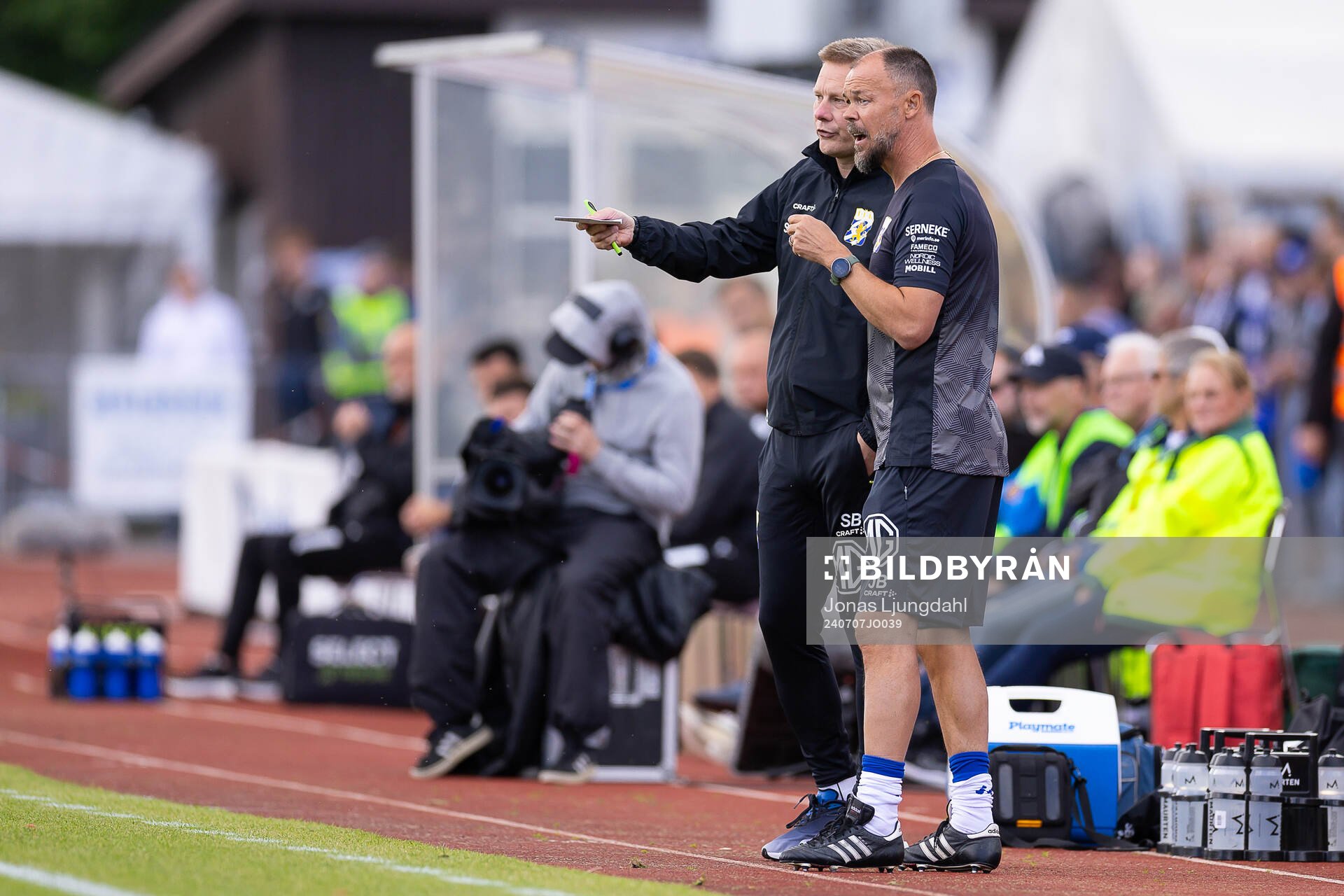 IFK Göteborgs tränare Stefan Billborn och assisterande