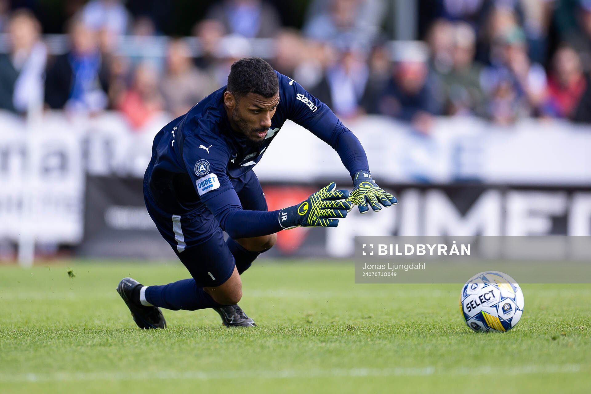 Värnamos målvakt Jonathan Ursin Rasheed